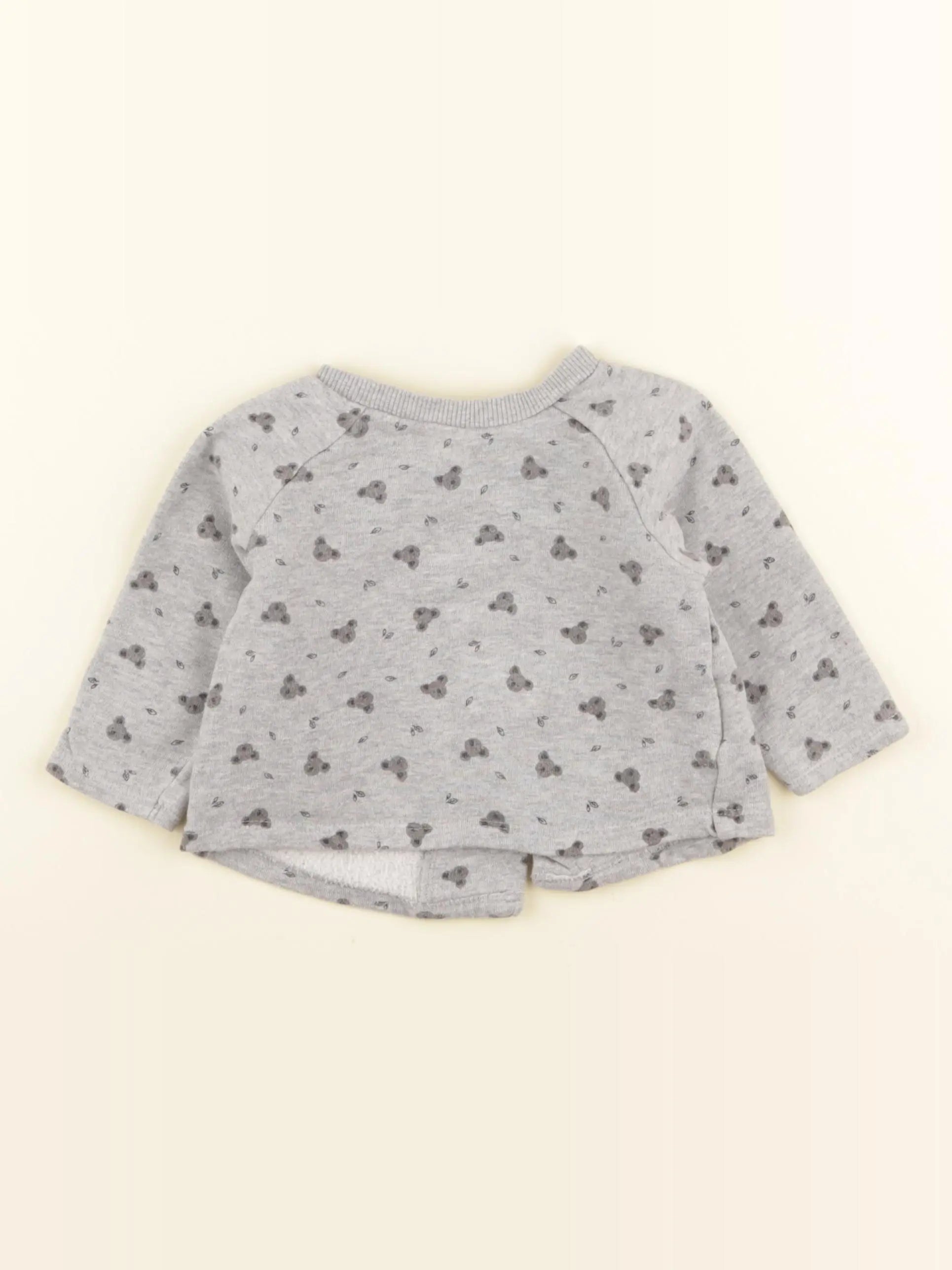 Boutchou - sweat gris - 9 mois