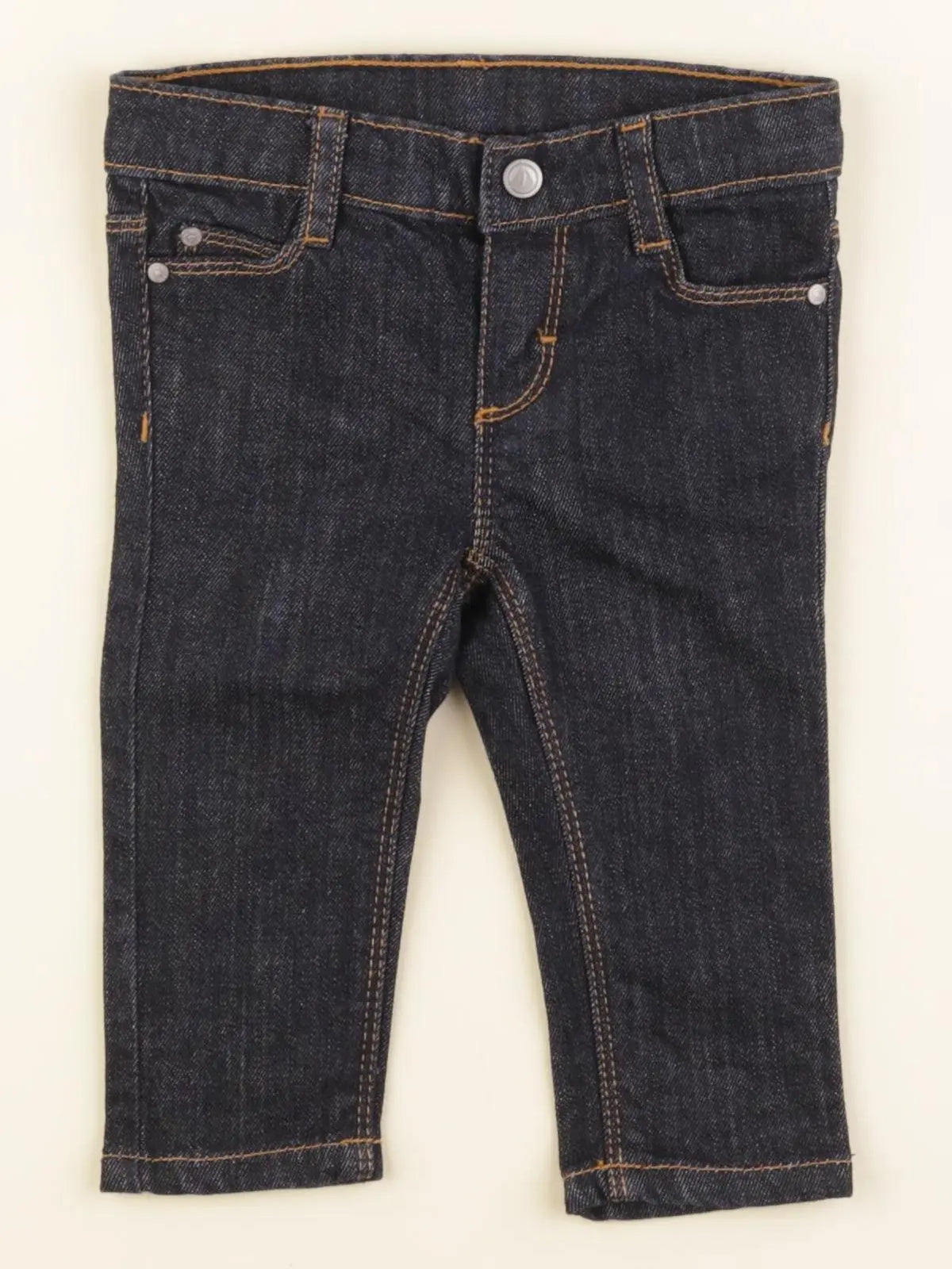 Petit Bateau - jean bleu - 6 mois