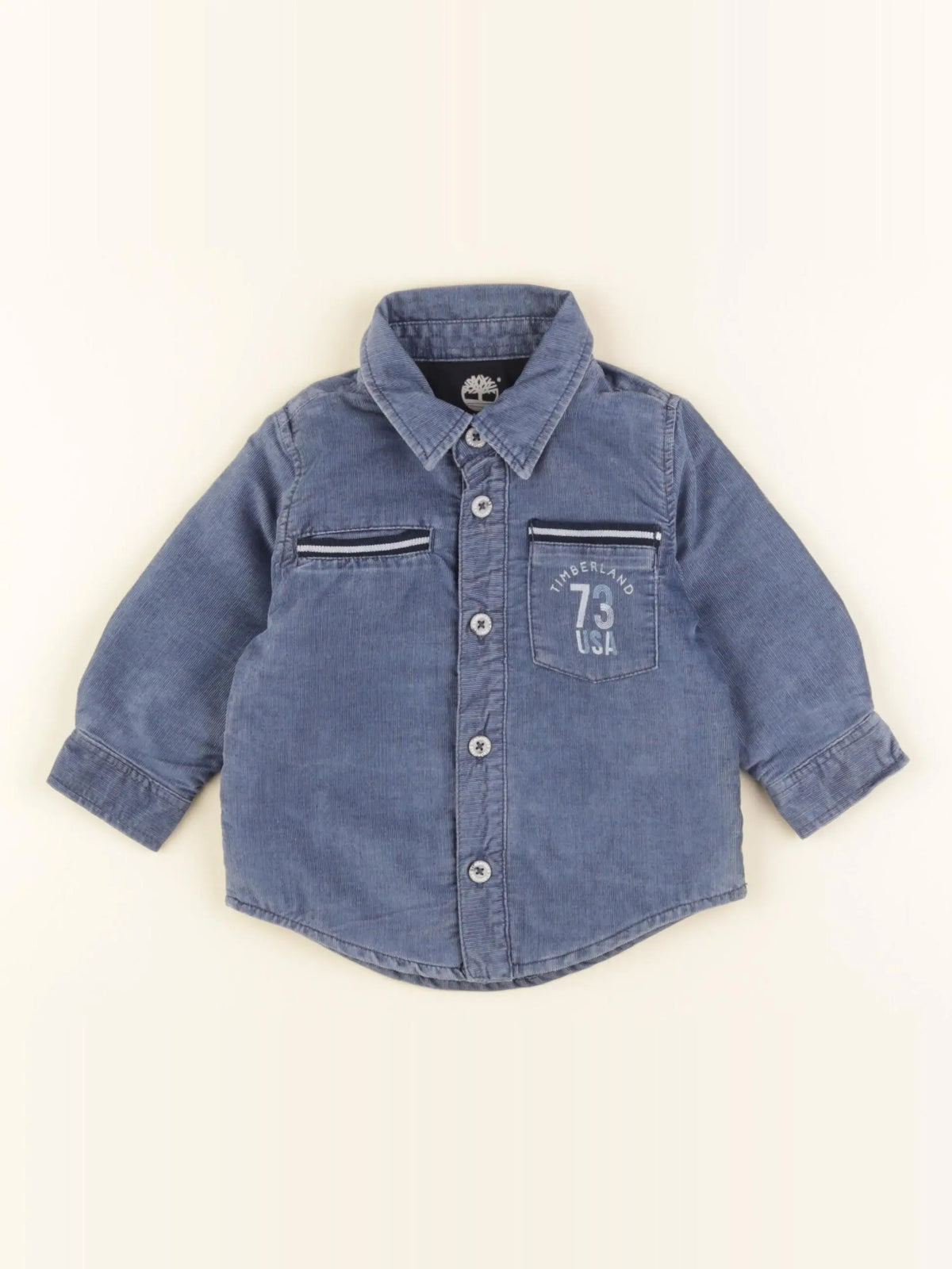 Timberland - chemise bleu - 6 mois