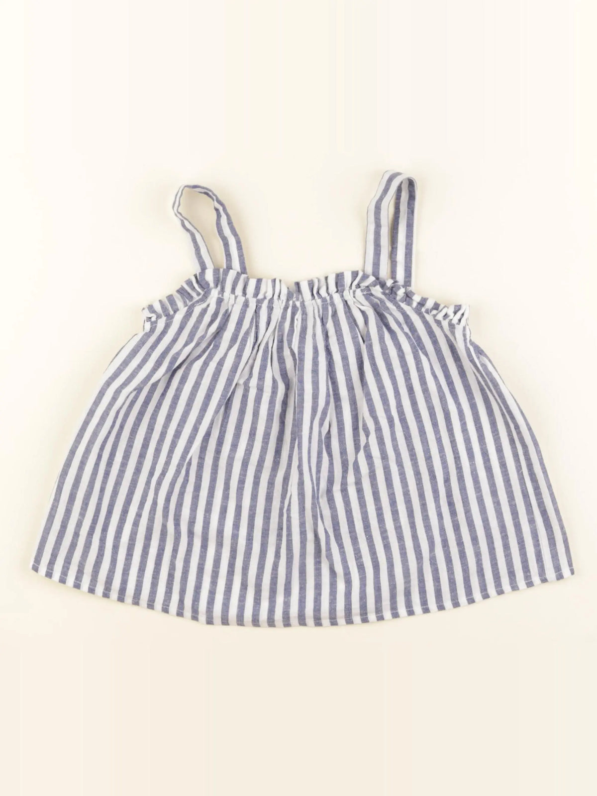 Mango - blouse bleu - 5/6 ans