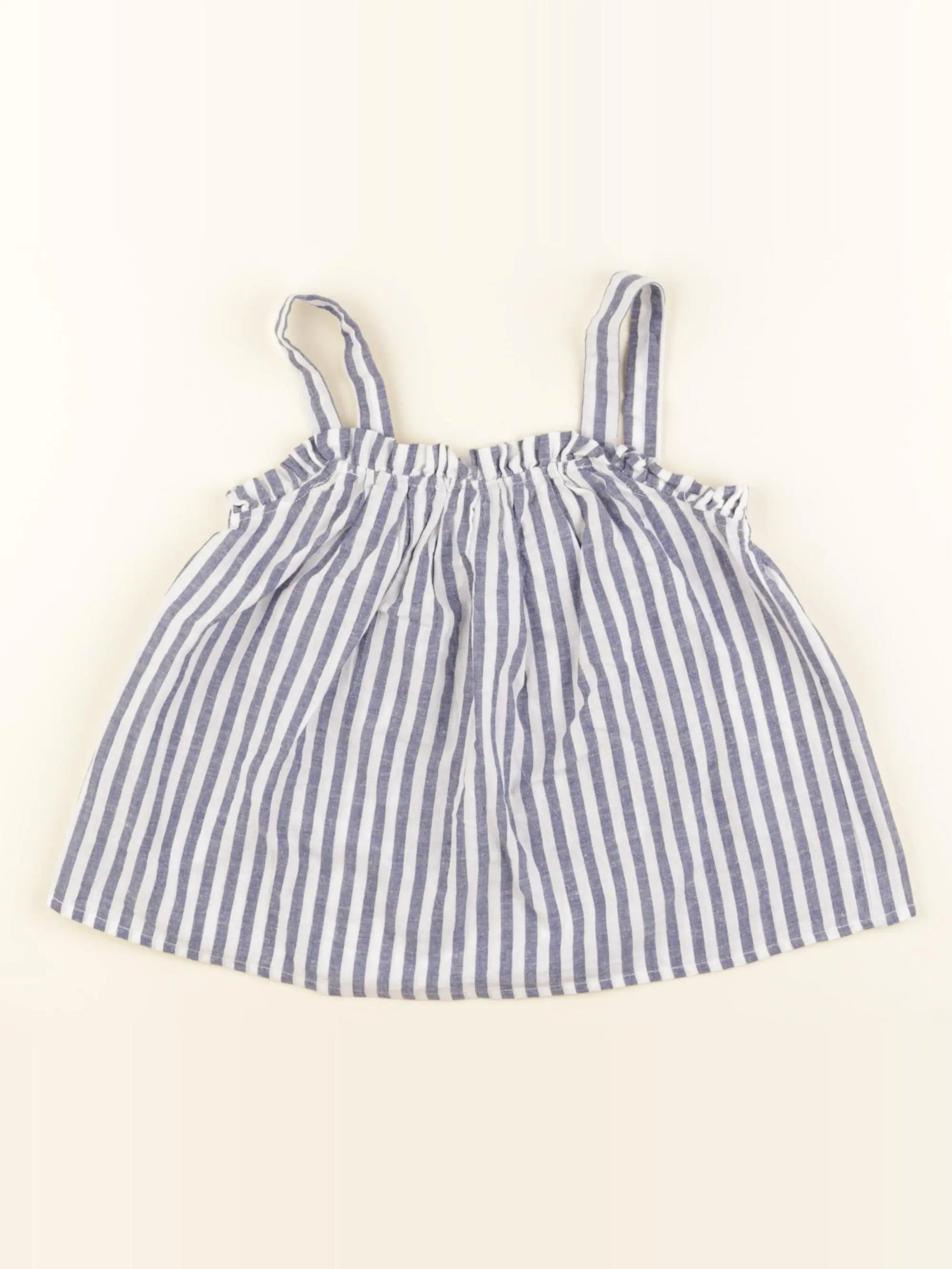 Mango - blouse bleu - 5/6 ans