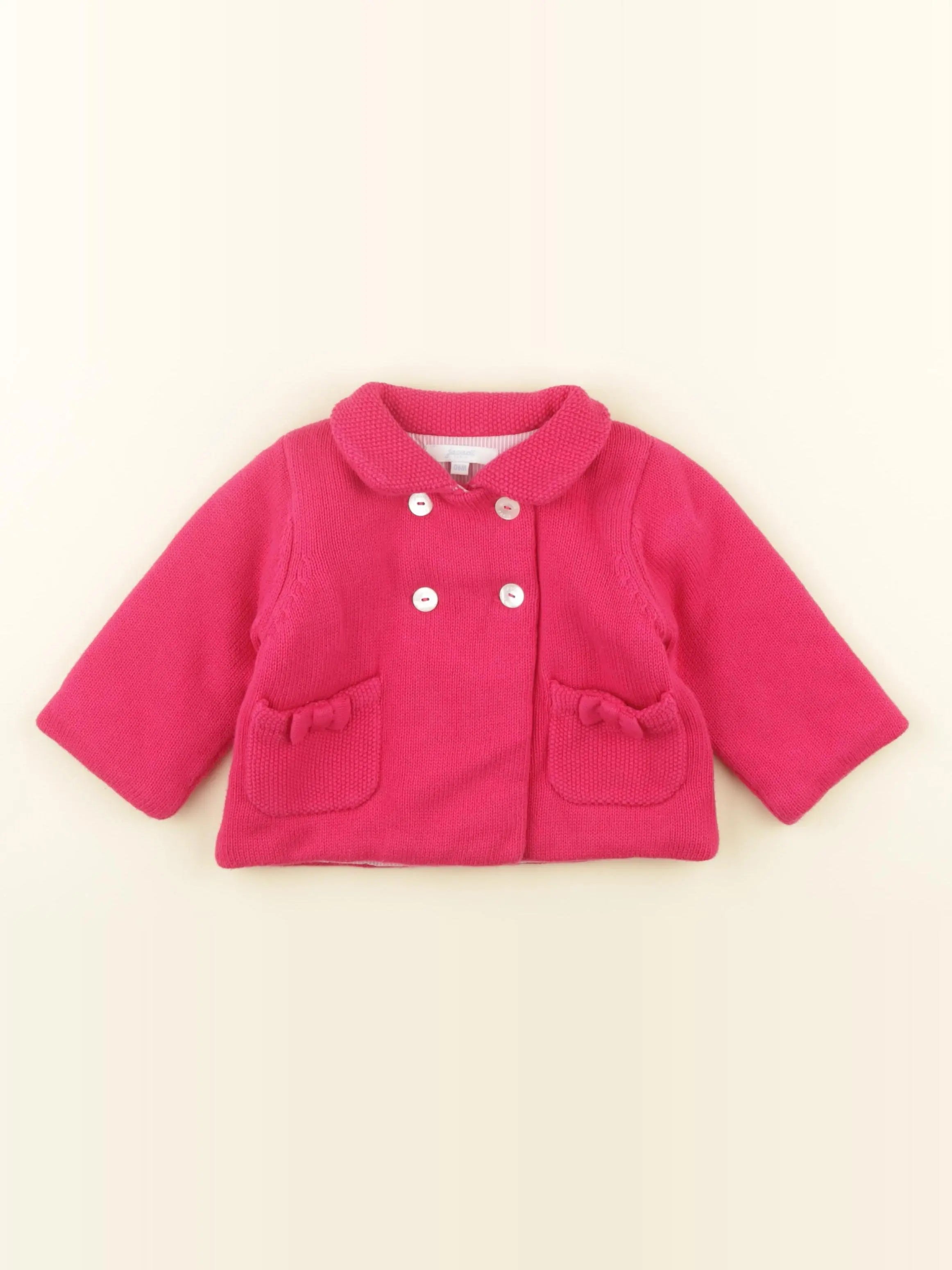 Jacadi - veste rose - 6 mois