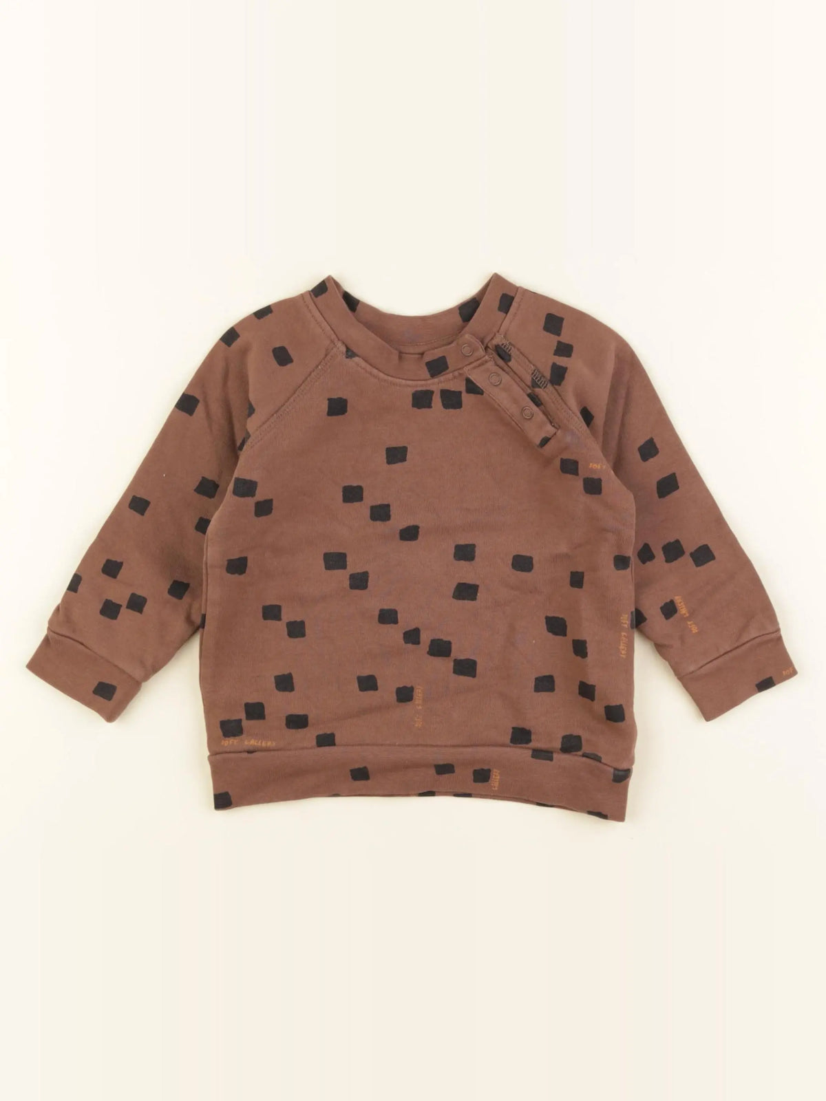 Soft Gallery - sweat marron - 12 mois