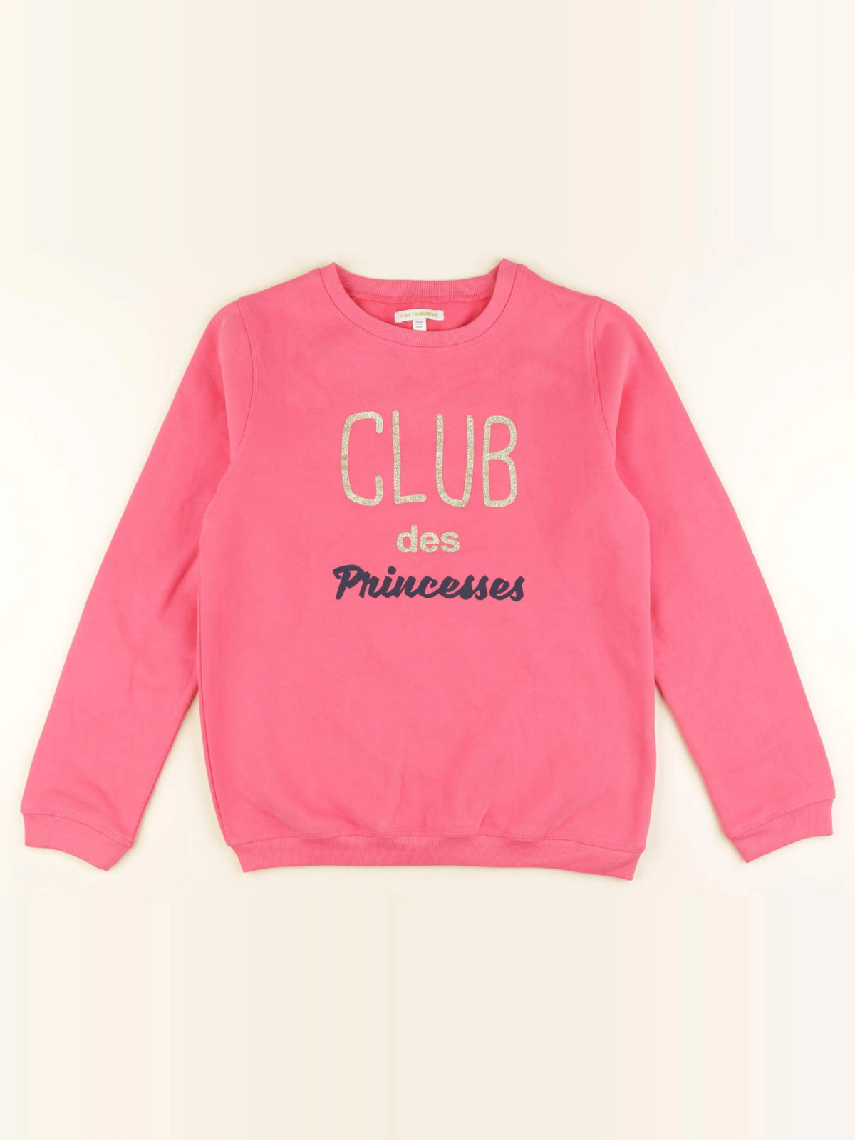 Vertbaudet - sweat rose - 14 ans