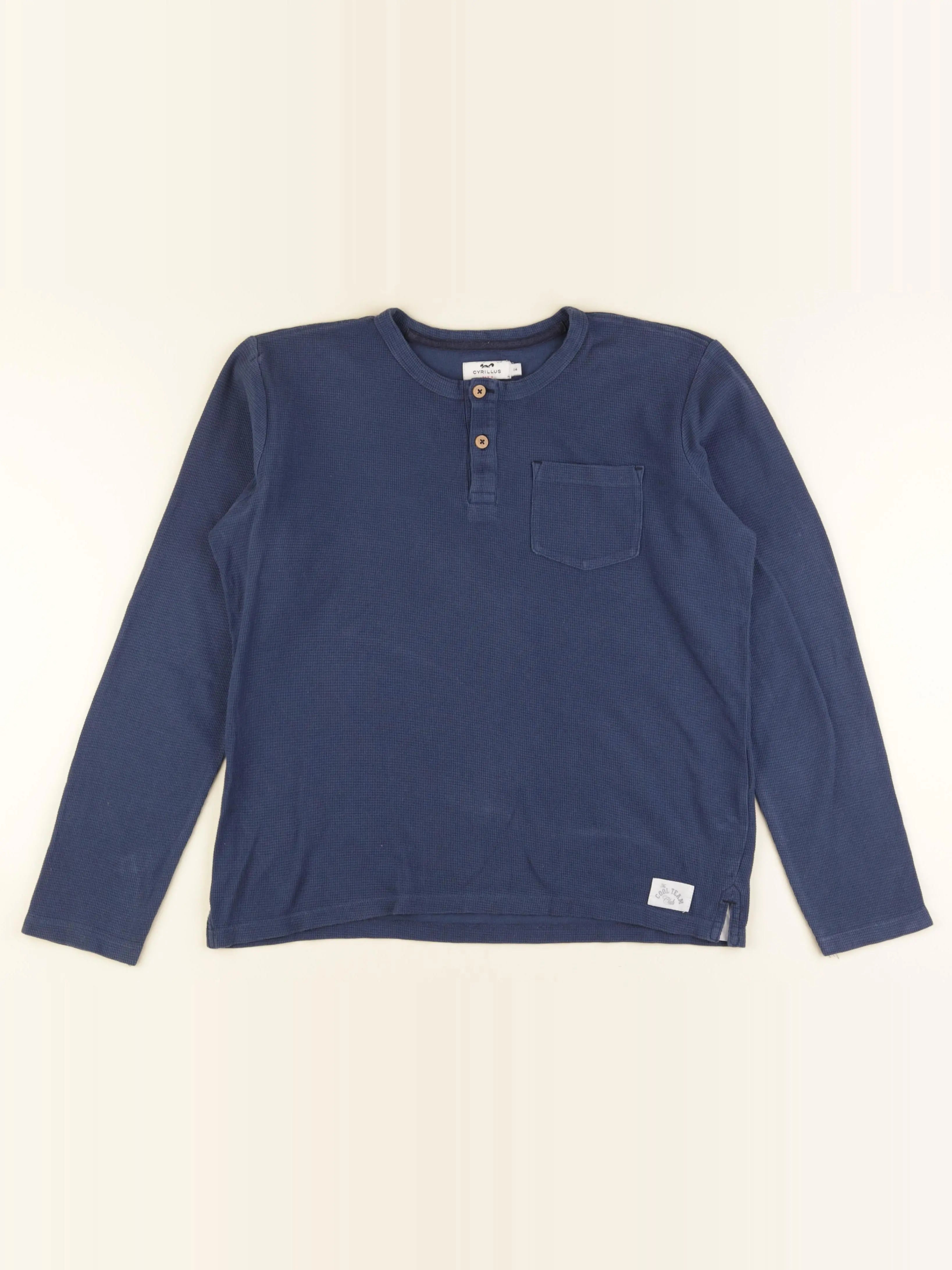 Cyrillus - tee-shirt bleu - 14 ans