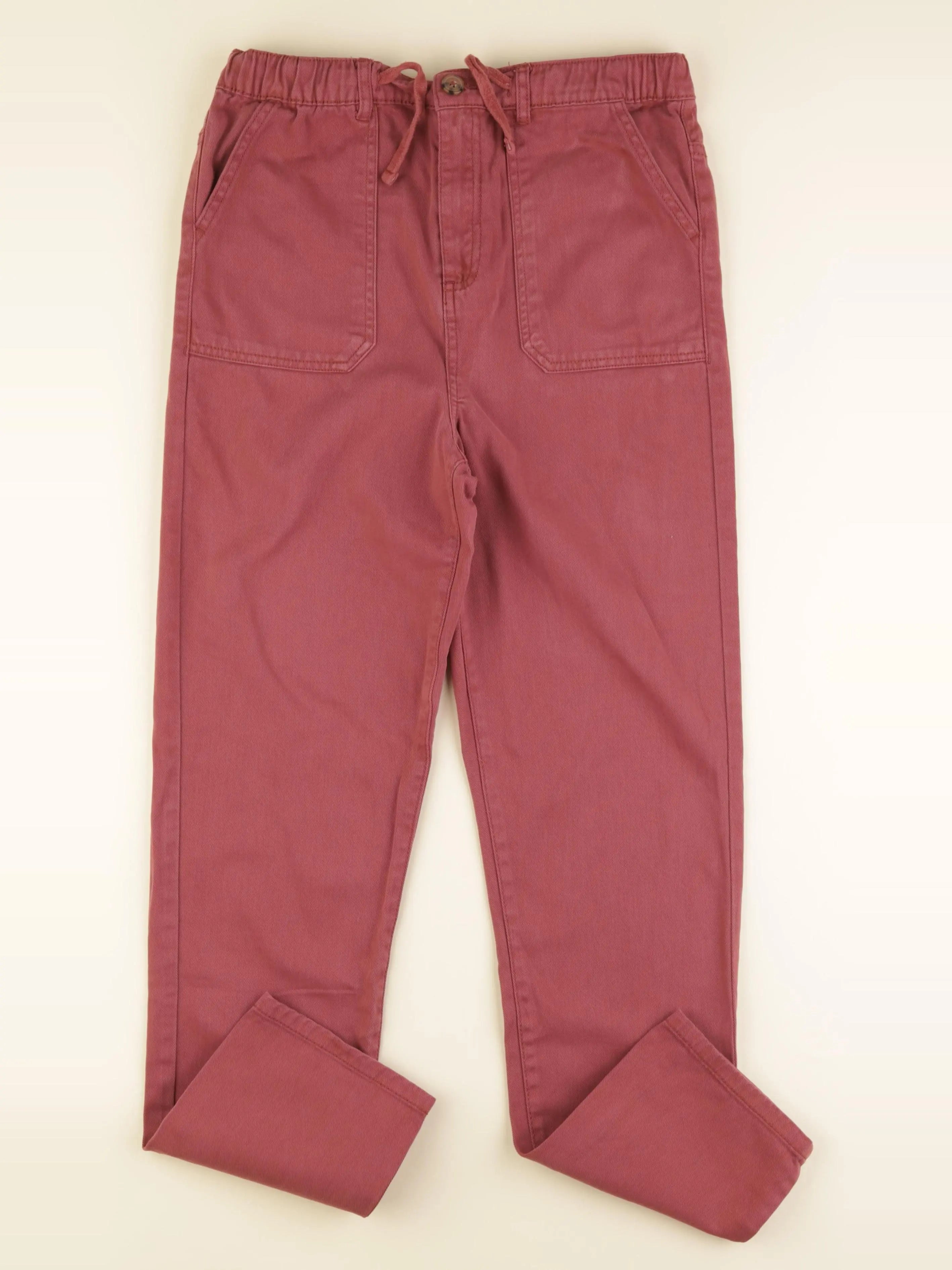 Vertbaudet - pantalon rouge - 14 ans
