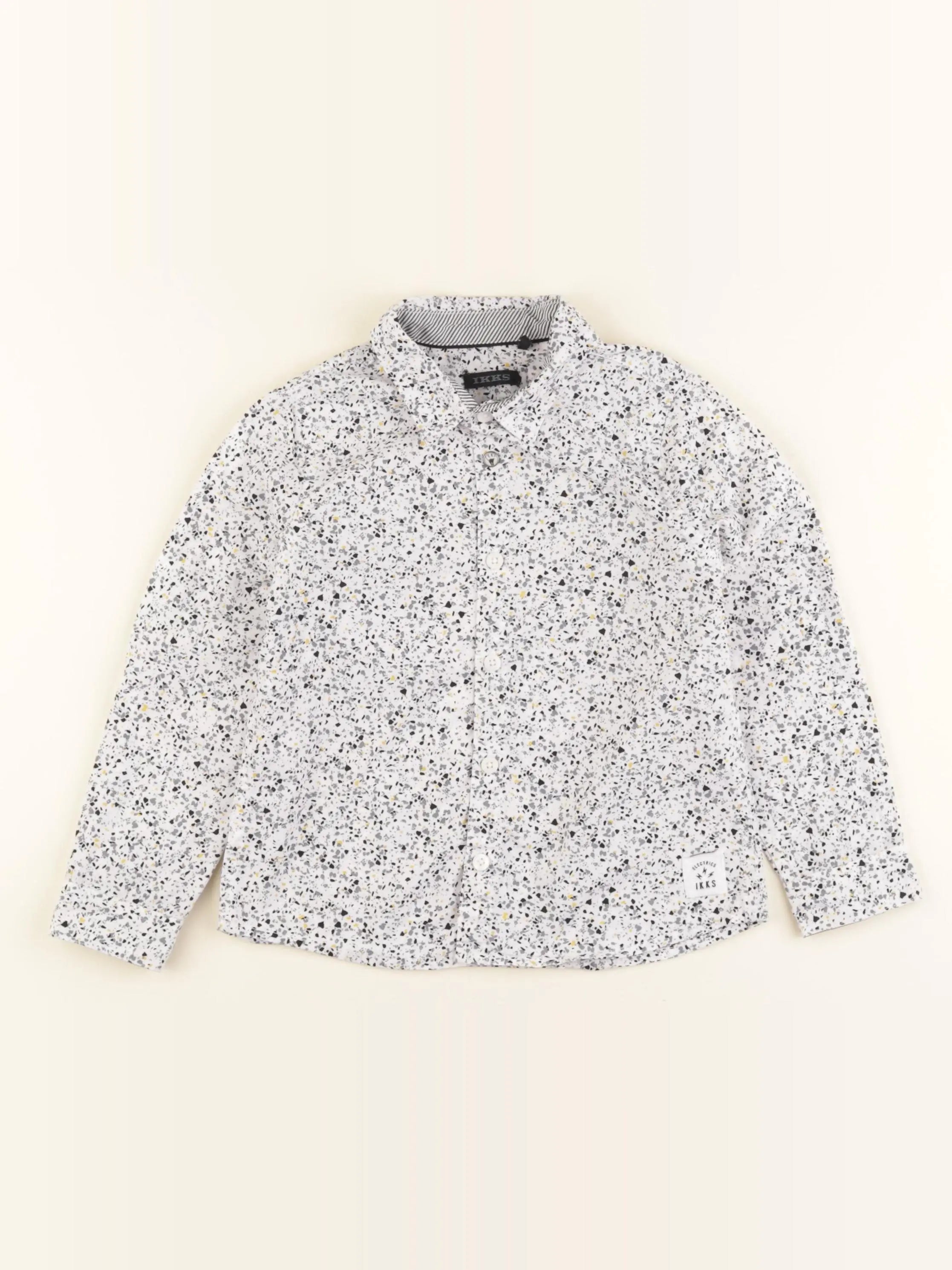 IKKS - chemise blanc, gris - 3 ans