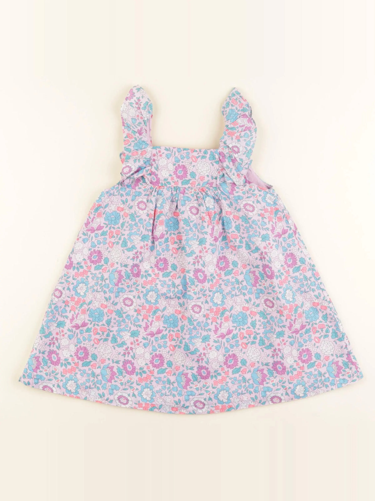 Jacadi - robe liberty multicolore - 24 mois