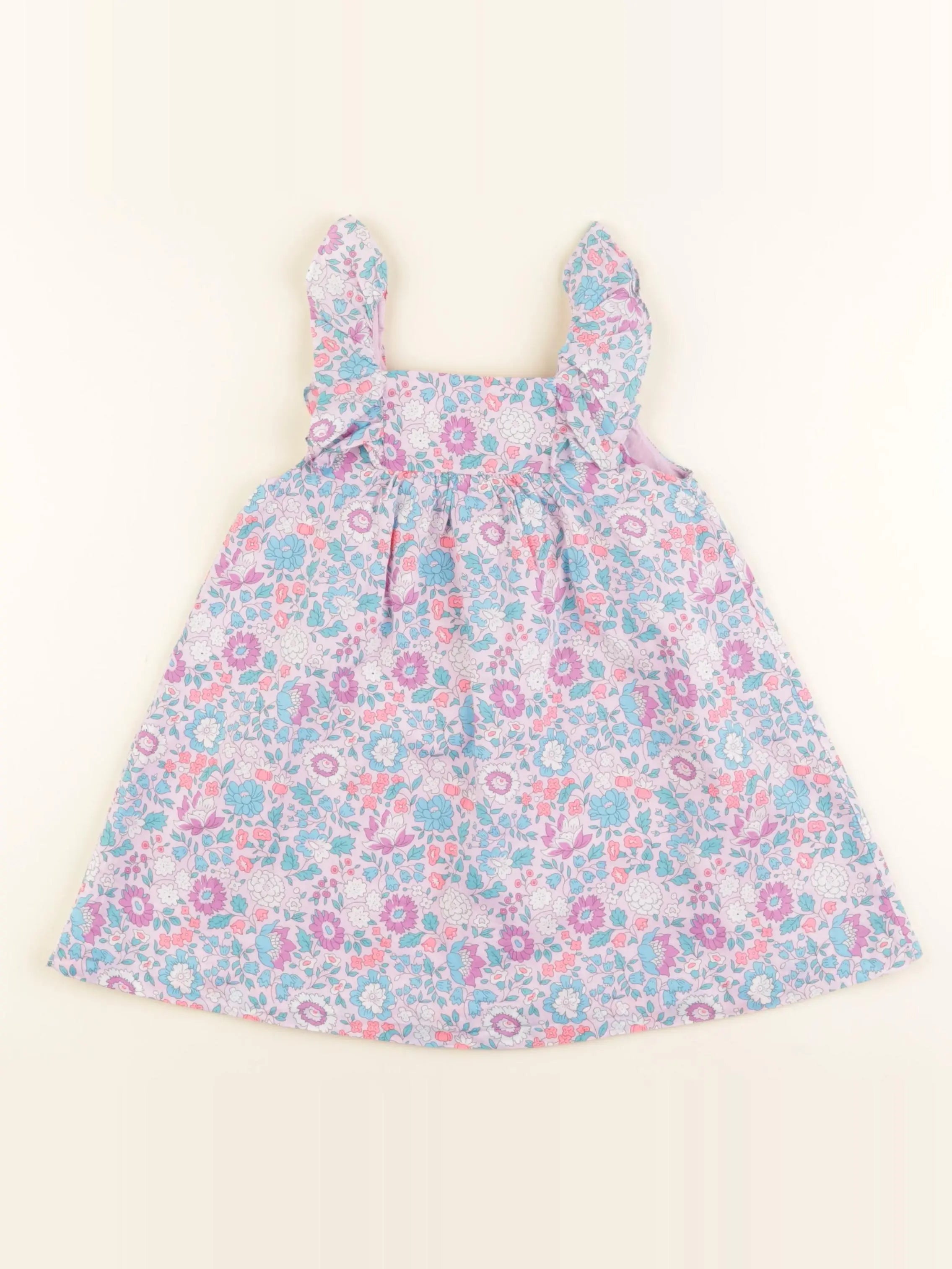 Jacadi - robe liberty multicolore - 24 mois