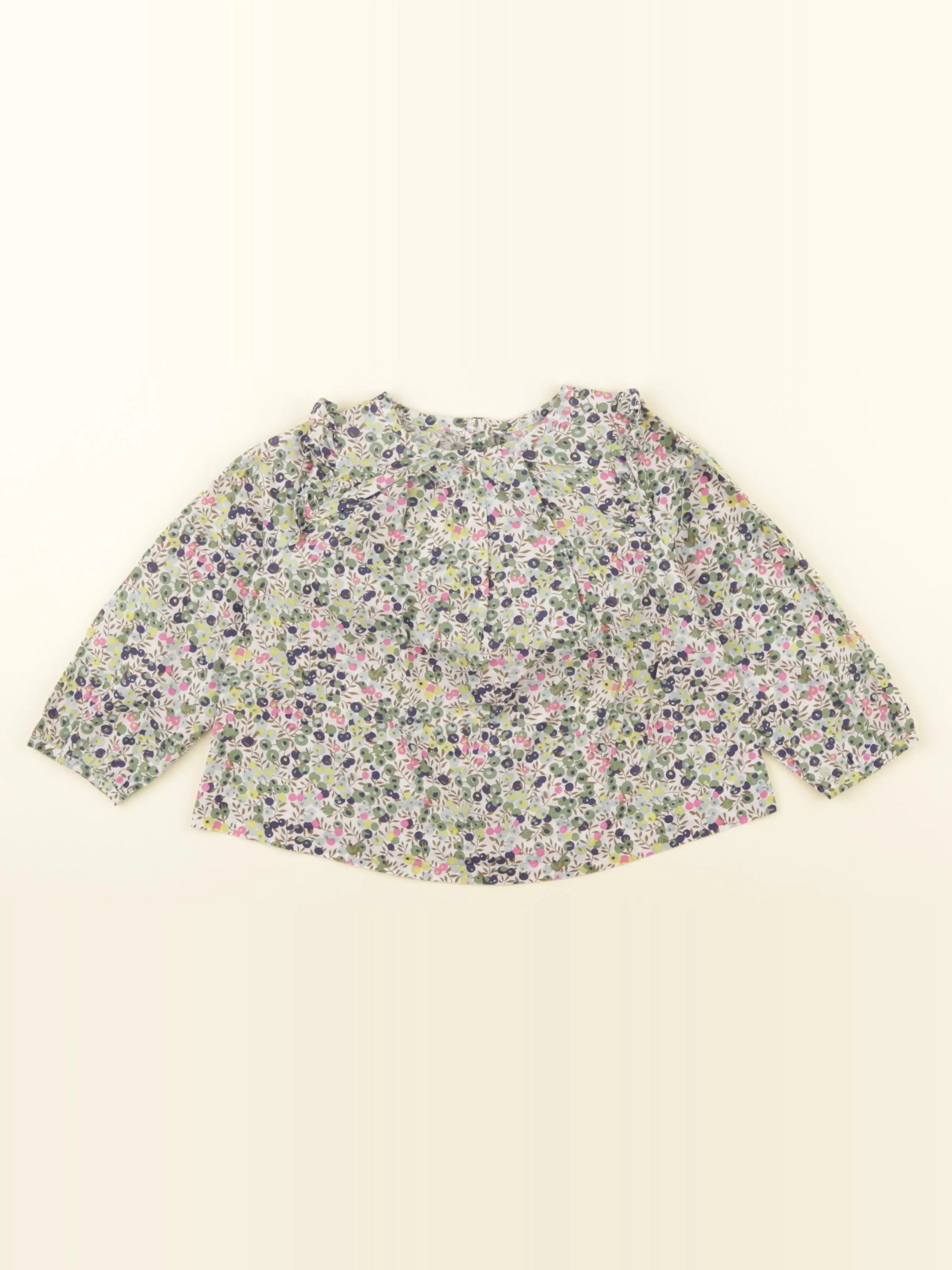 Jacadi - blouse liberty multicolore - 24 mois