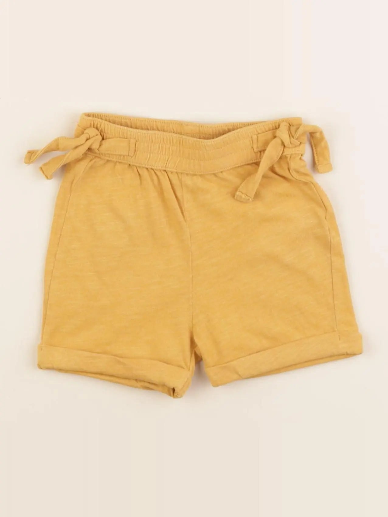 Vertbaudet - short jaune - 9 mois