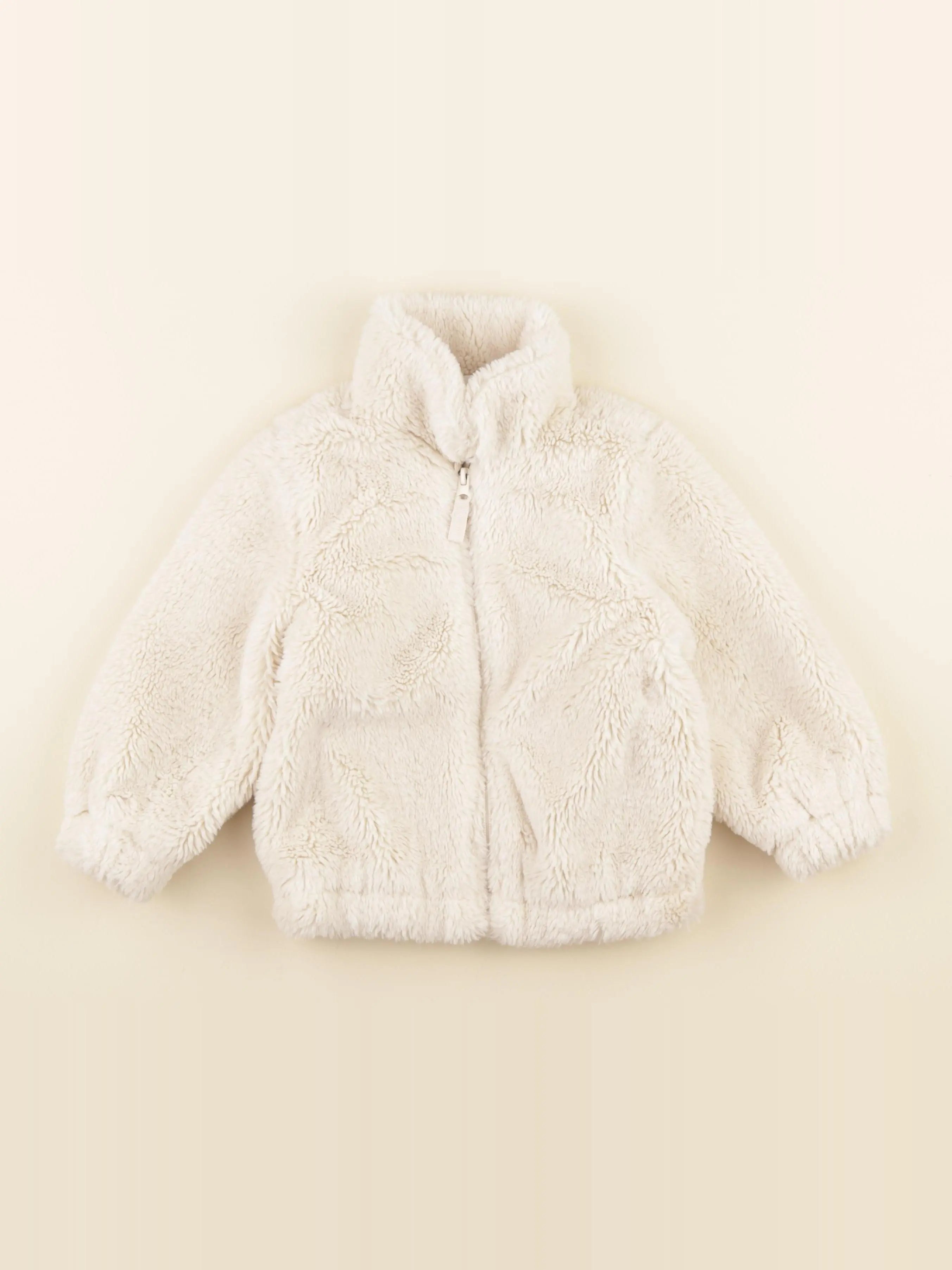 H&M - veste beige - 2/3 ans