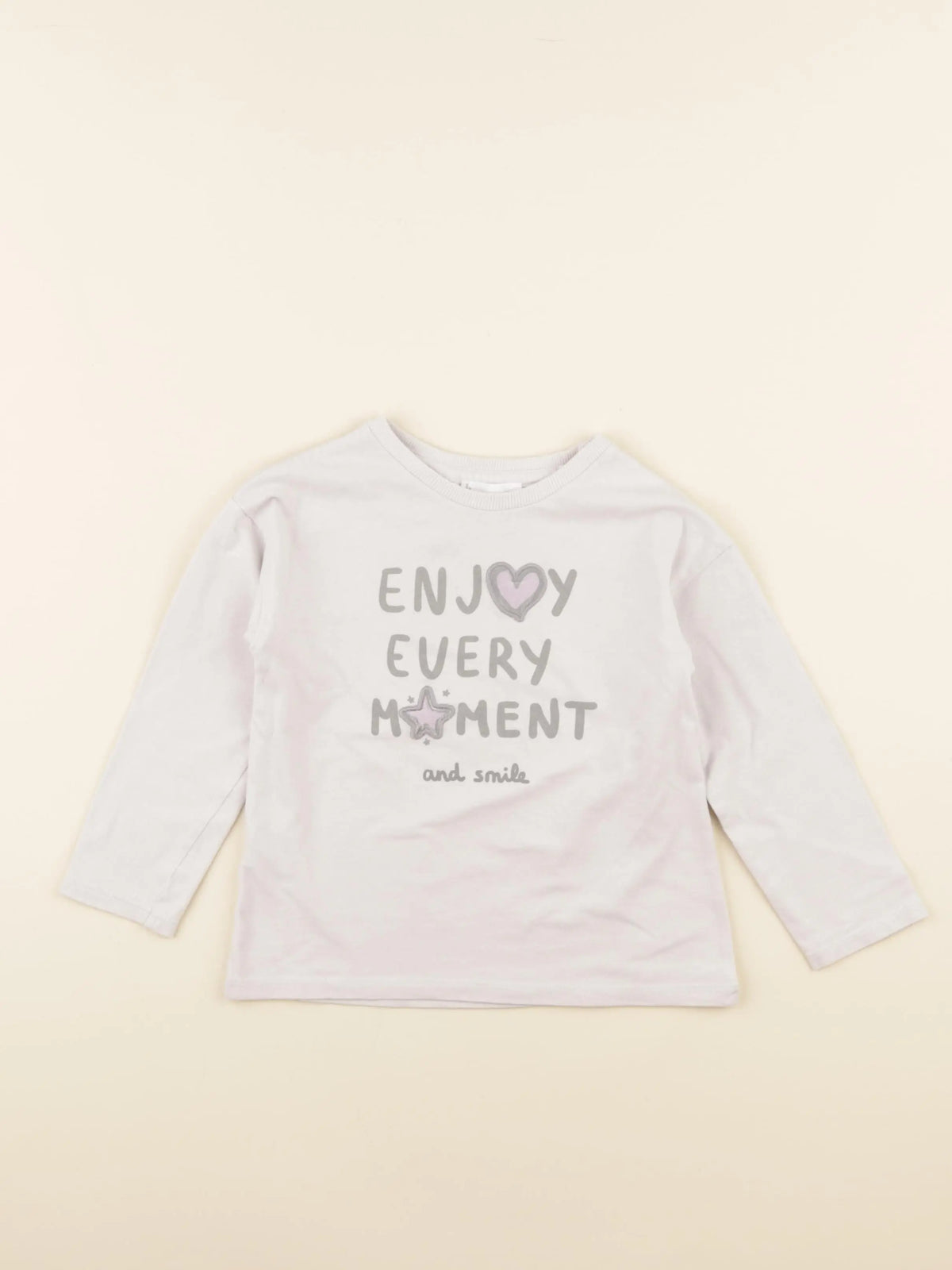 Mango - tee-shirt beige - 2/3 ans