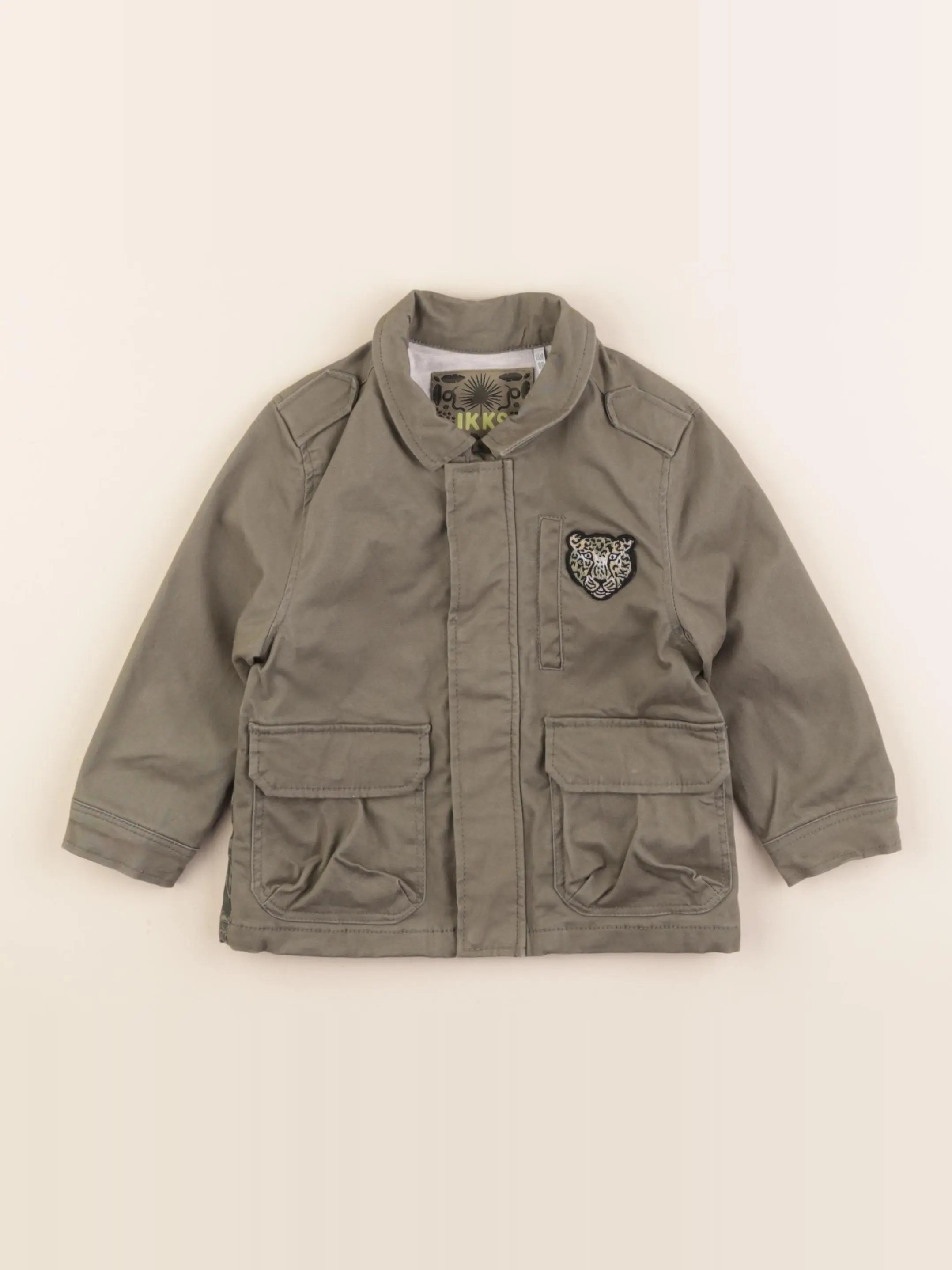 IKKS - veste imprimé au dos vert - 18 mois