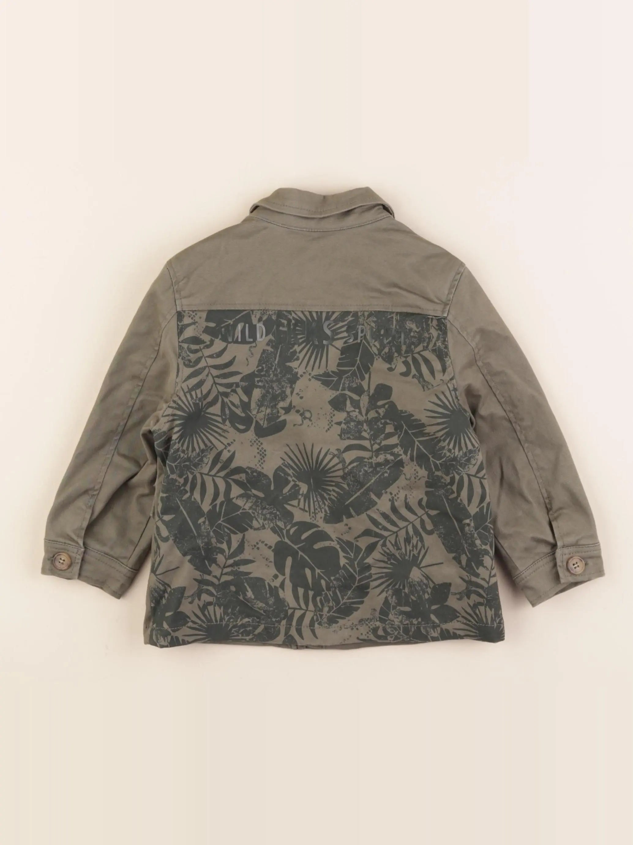 IKKS - veste imprimé au dos vert - 18 mois