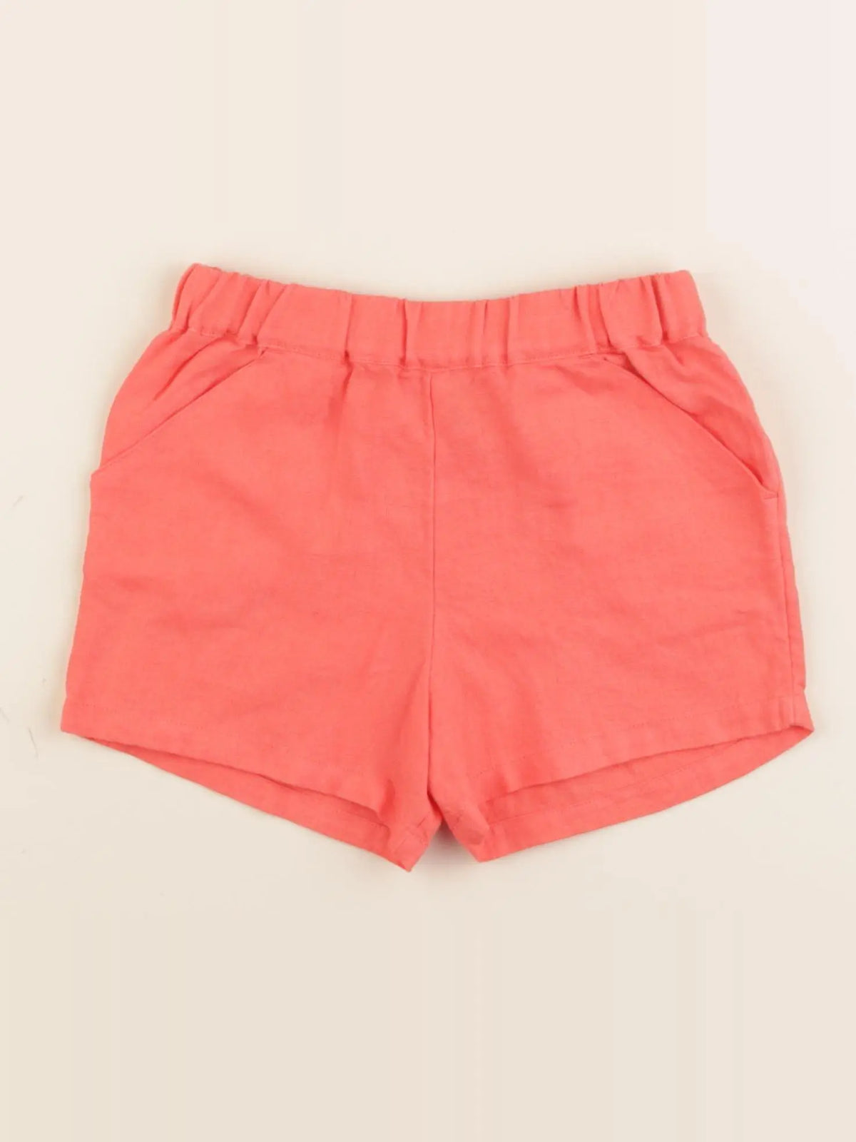 Petit Bateau - short orange - 24 mois