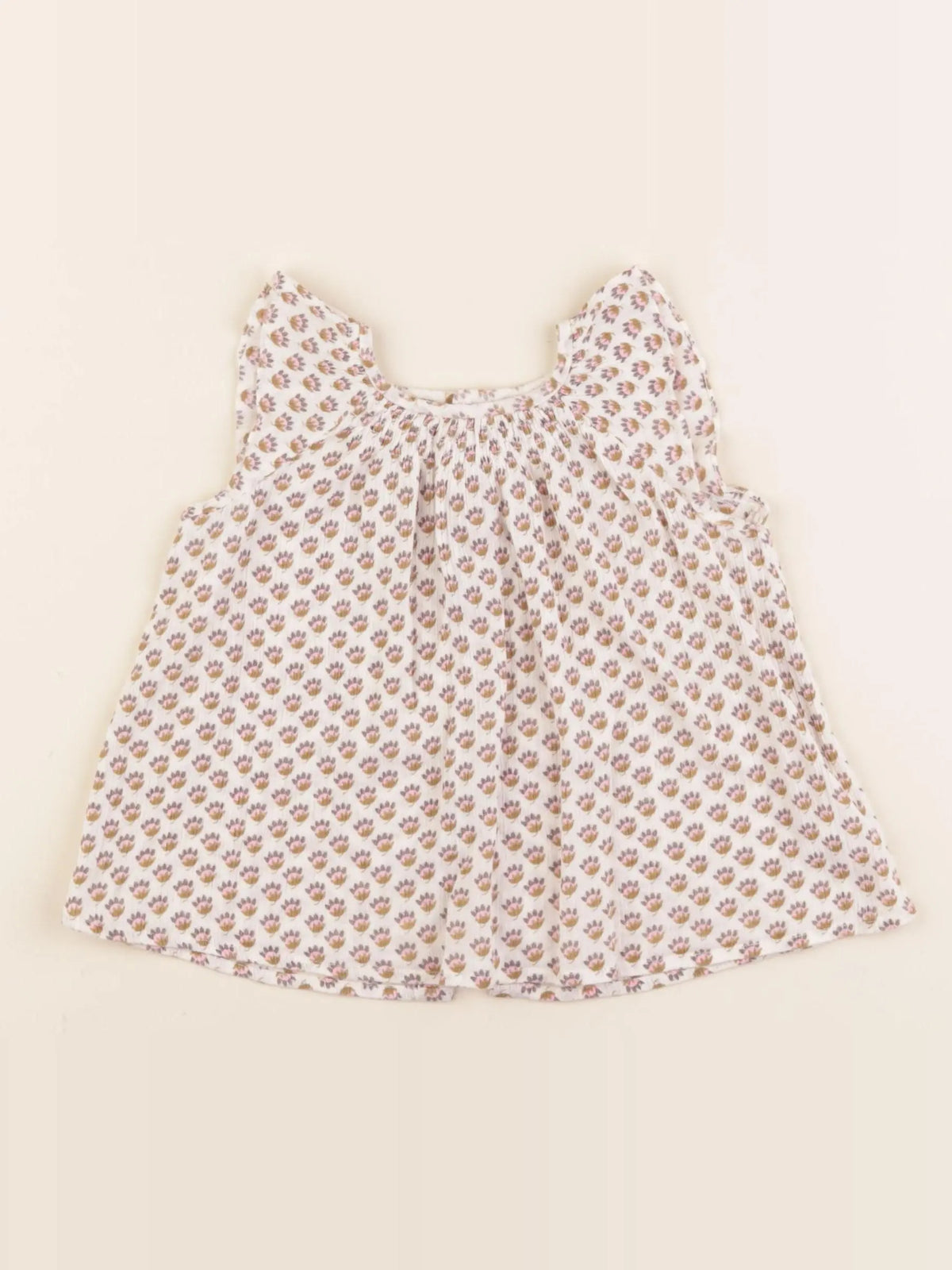 Bonpoint - blouse beige - 2 ans