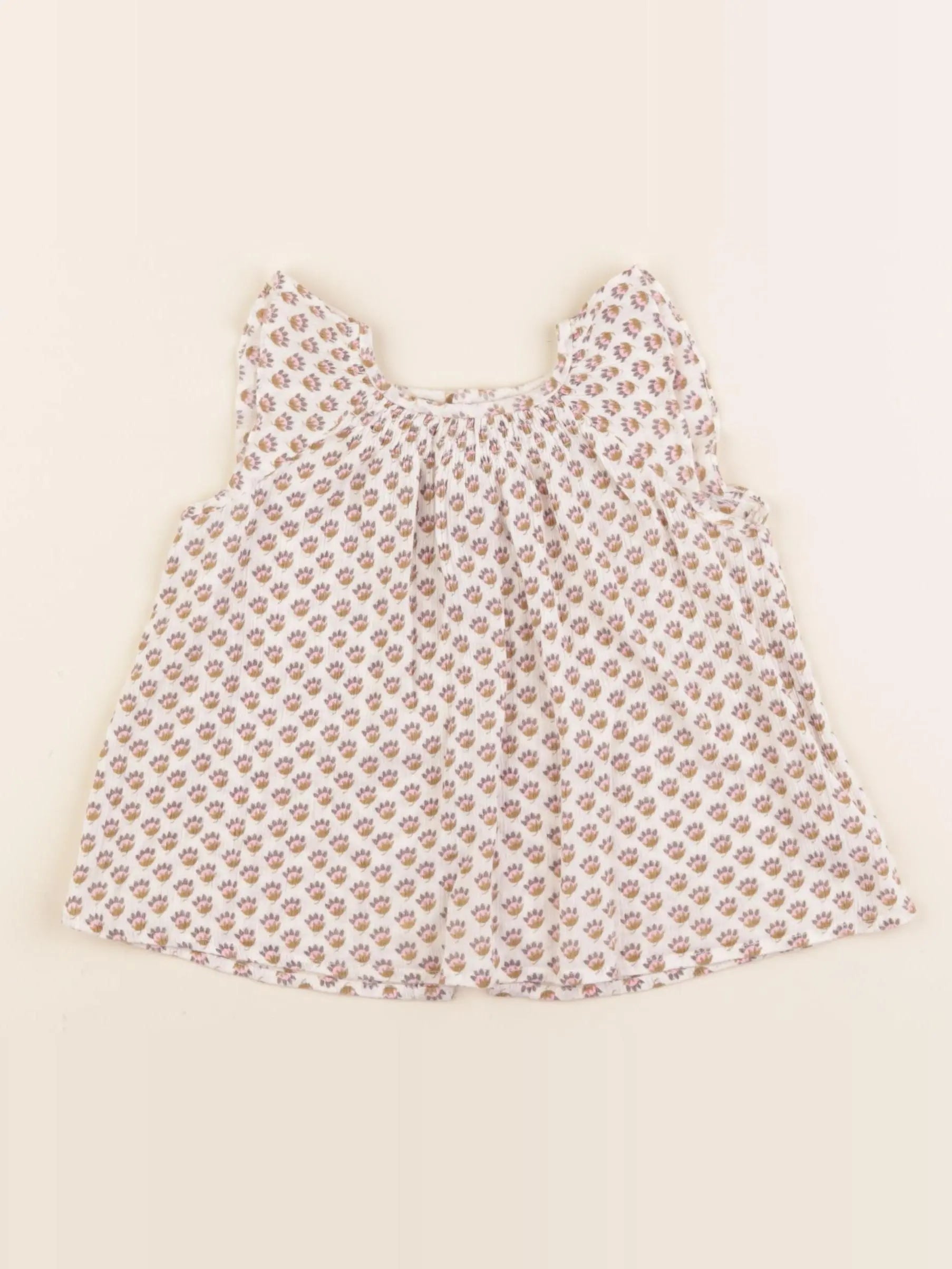 Bonpoint - blouse beige - 2 ans