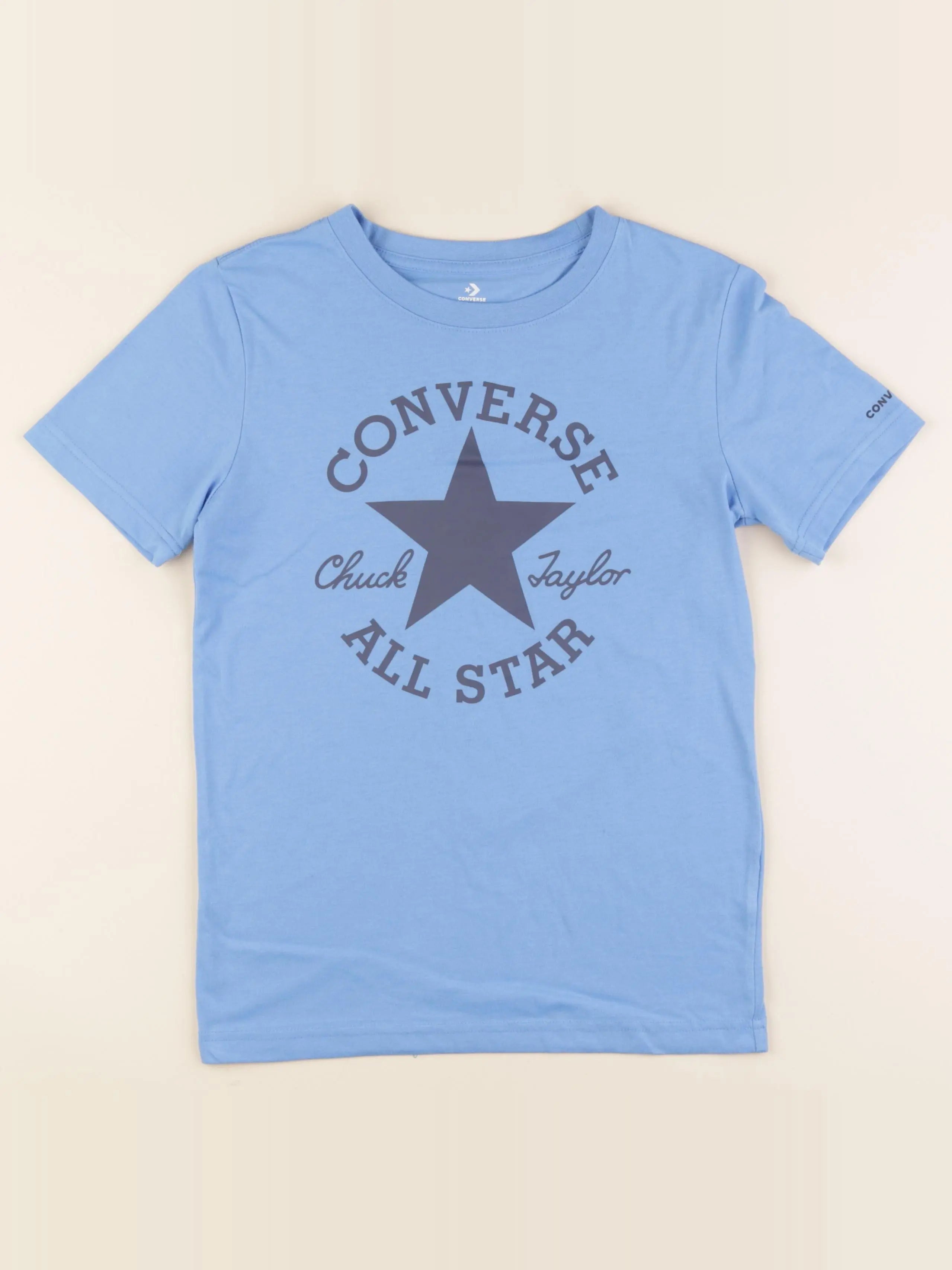 Converse - tee-shirt bleu - 10/12 ans