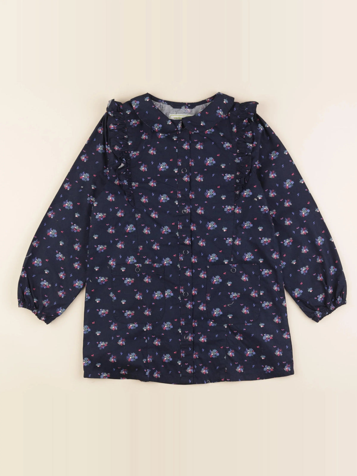 Vertbaudet - blouse bleu - 8 ans