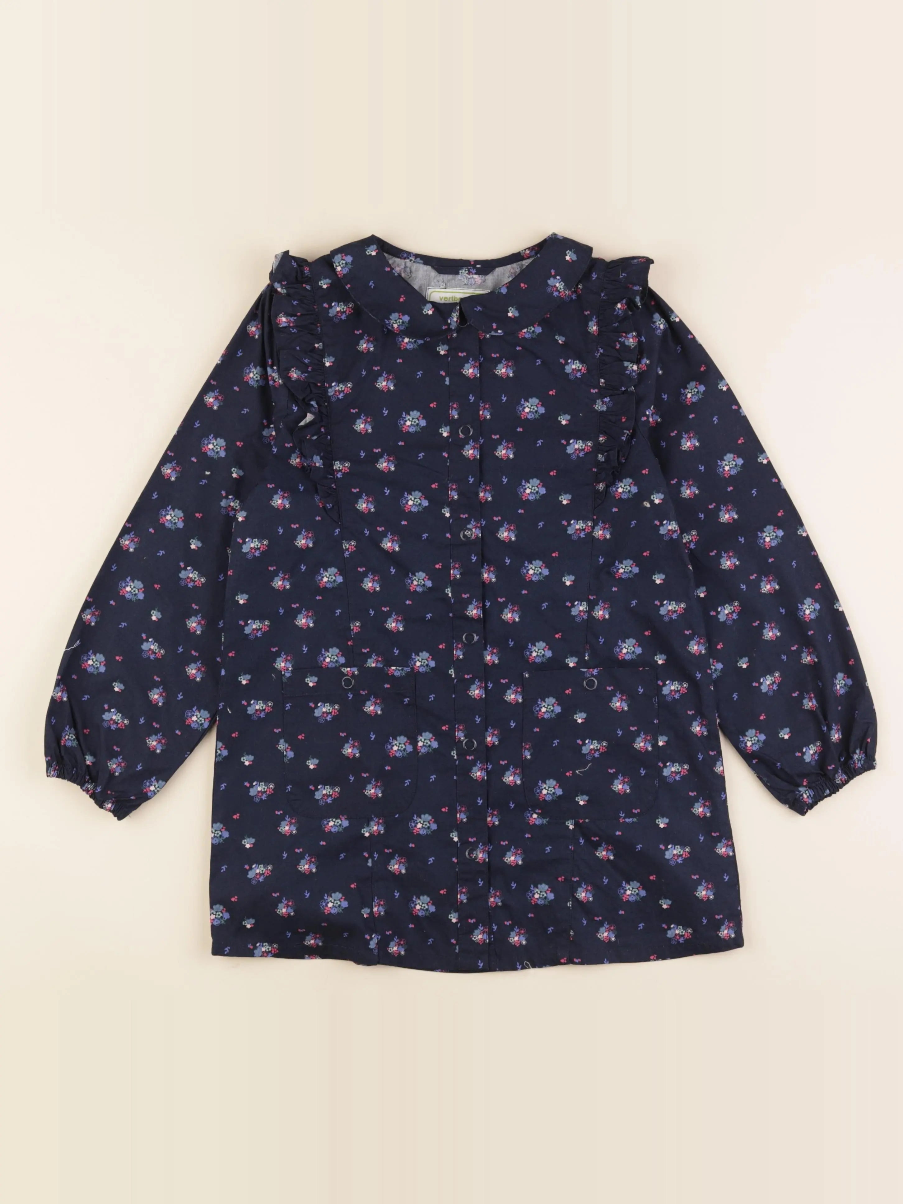 Vertbaudet - blouse bleu - 8 ans