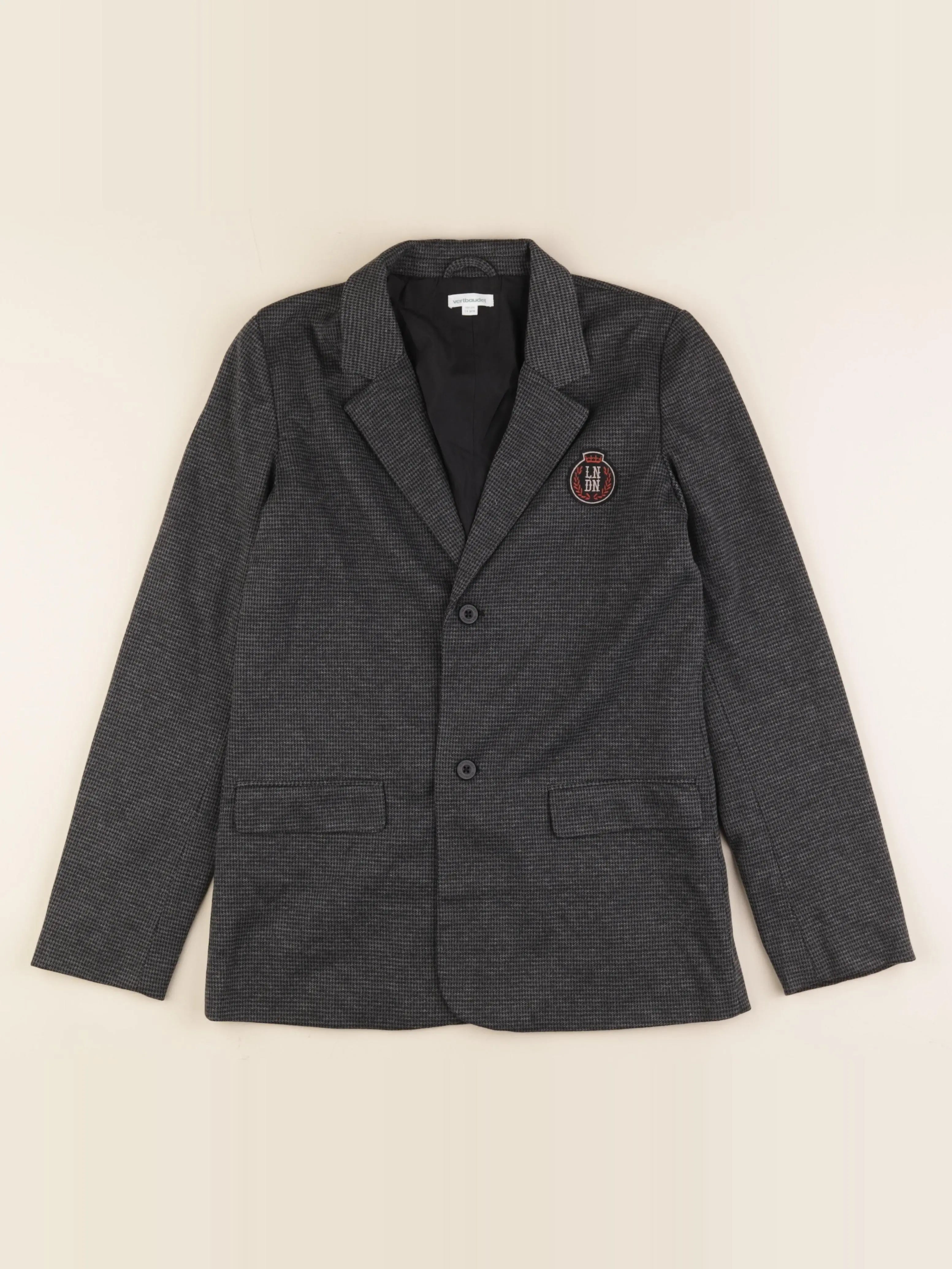 Vertbaudet - veste gris - 14 ans