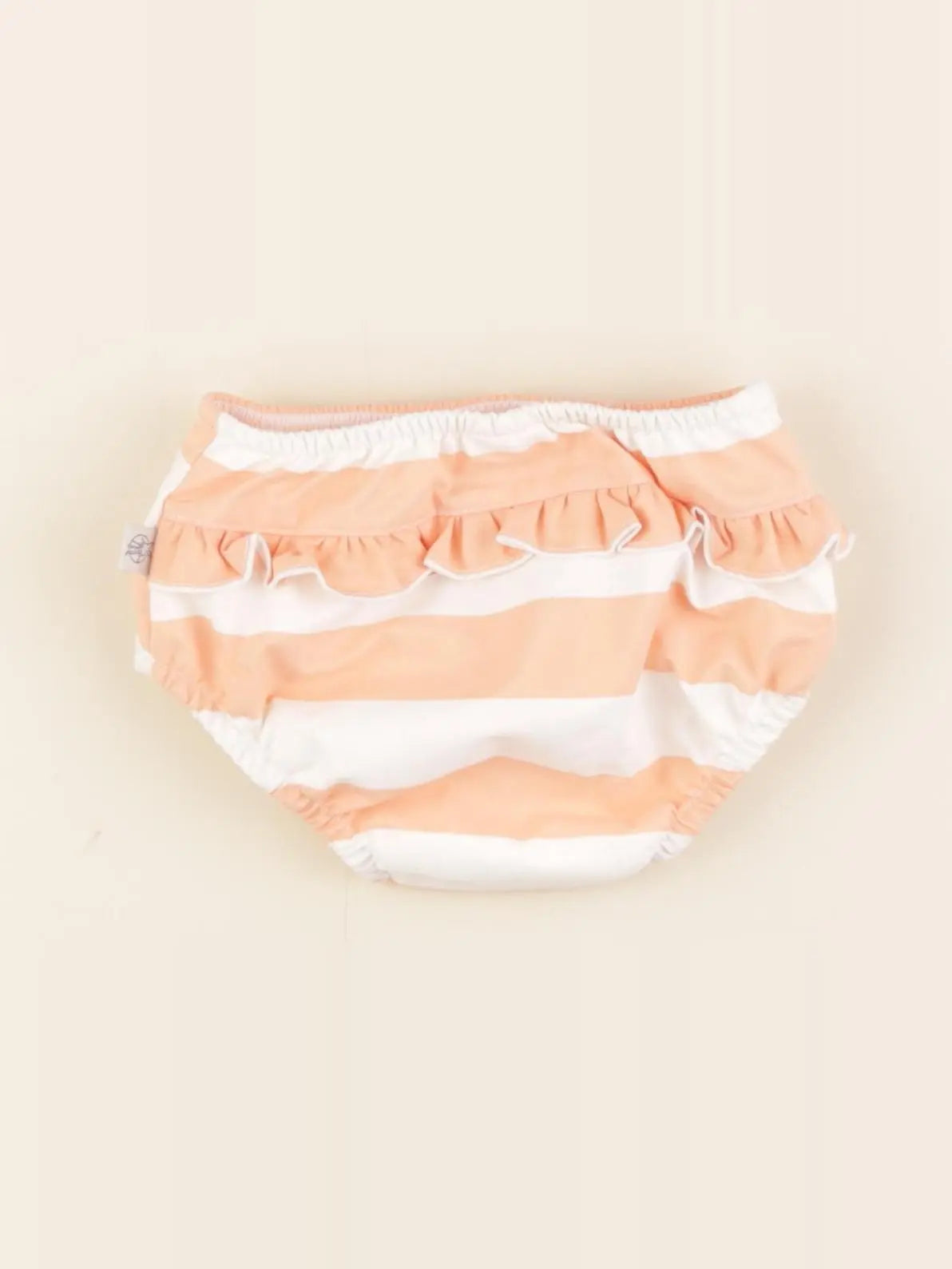 Lassig - maillot de bain blanc, orange - 6/12 mois