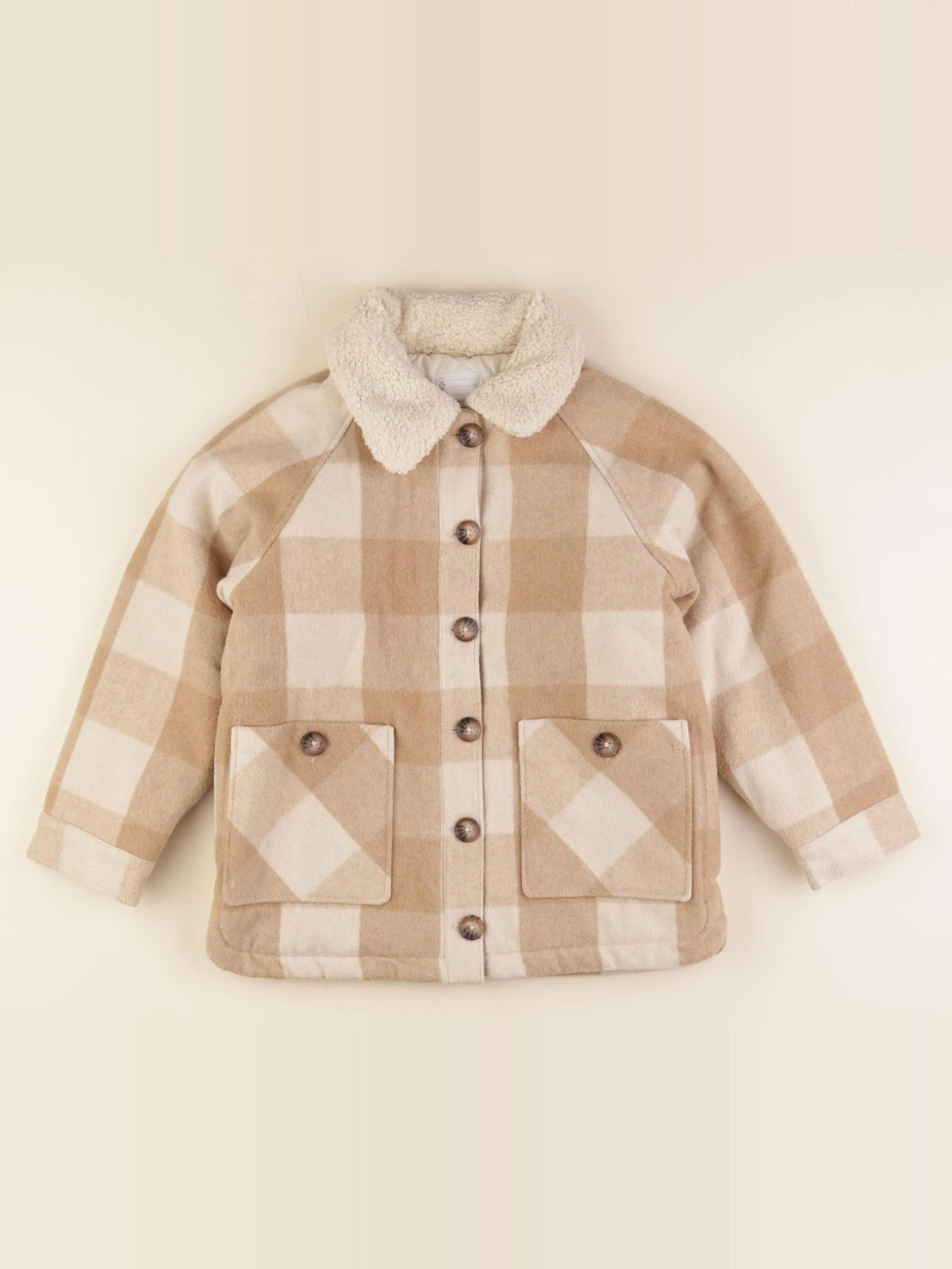 Vertbaudet - veste beige, marron - 10 ans