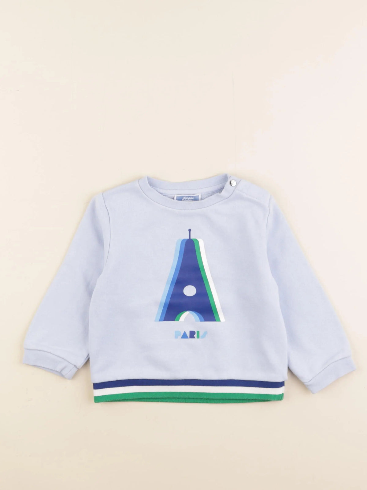 Jacadi - sweat bleu - 24 mois