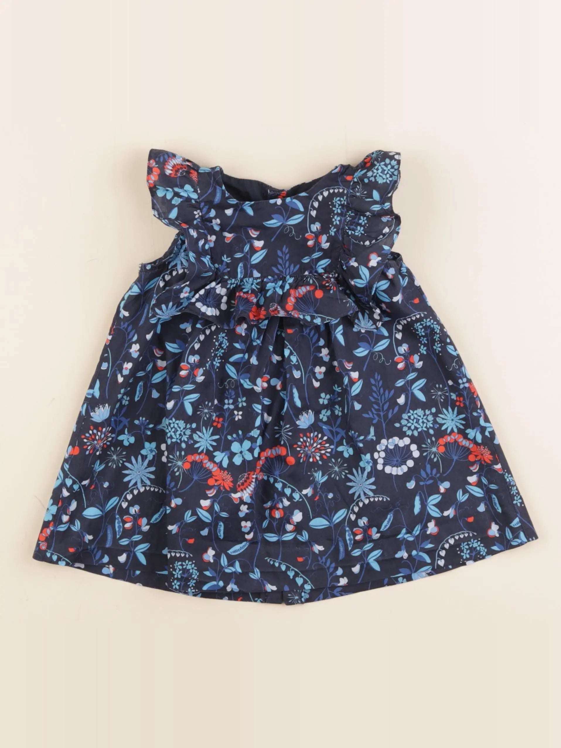 Jacadi - robe multicolore - 12 mois