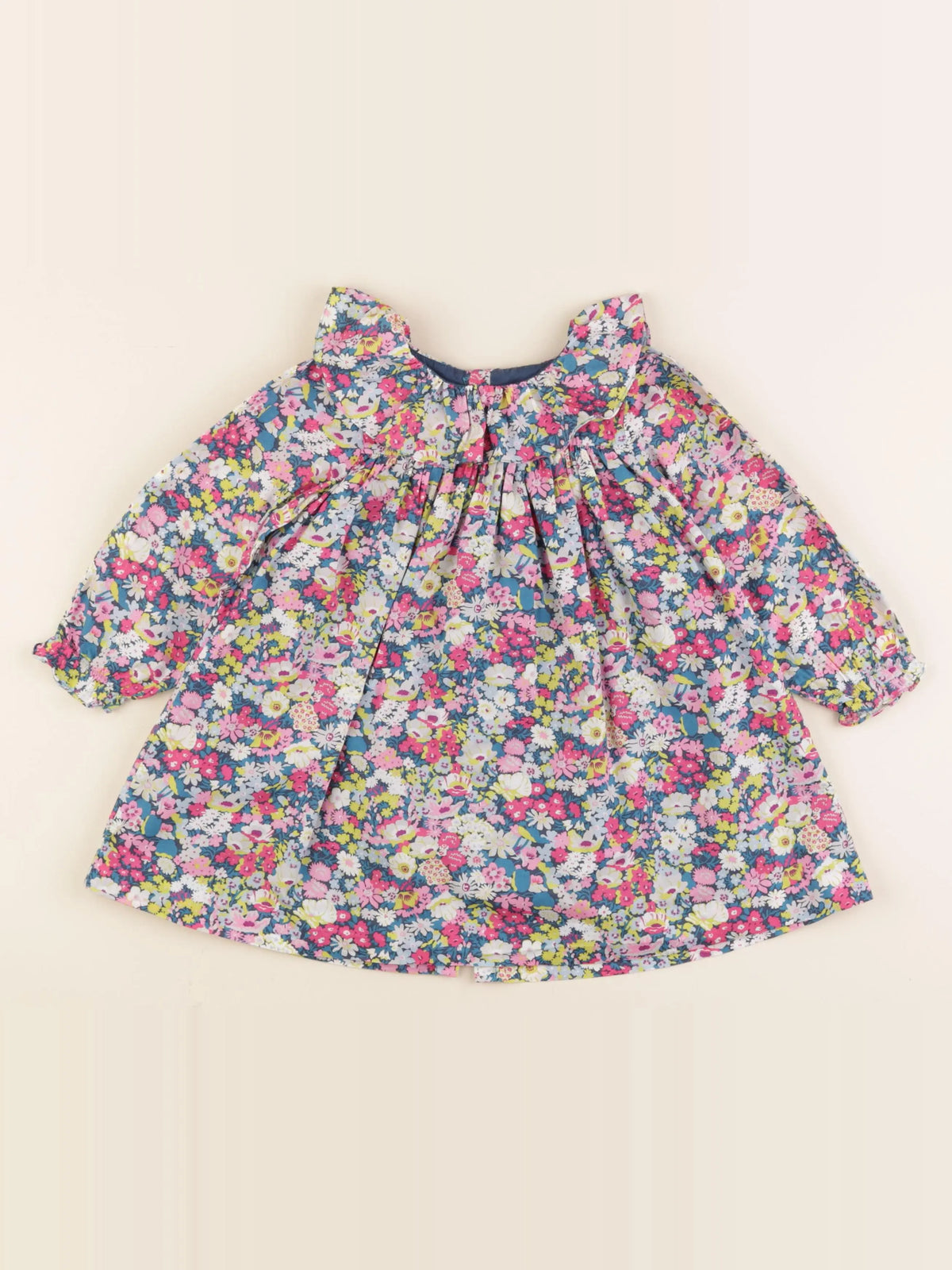 Jacadi - robe liberty multicolore - 24 mois