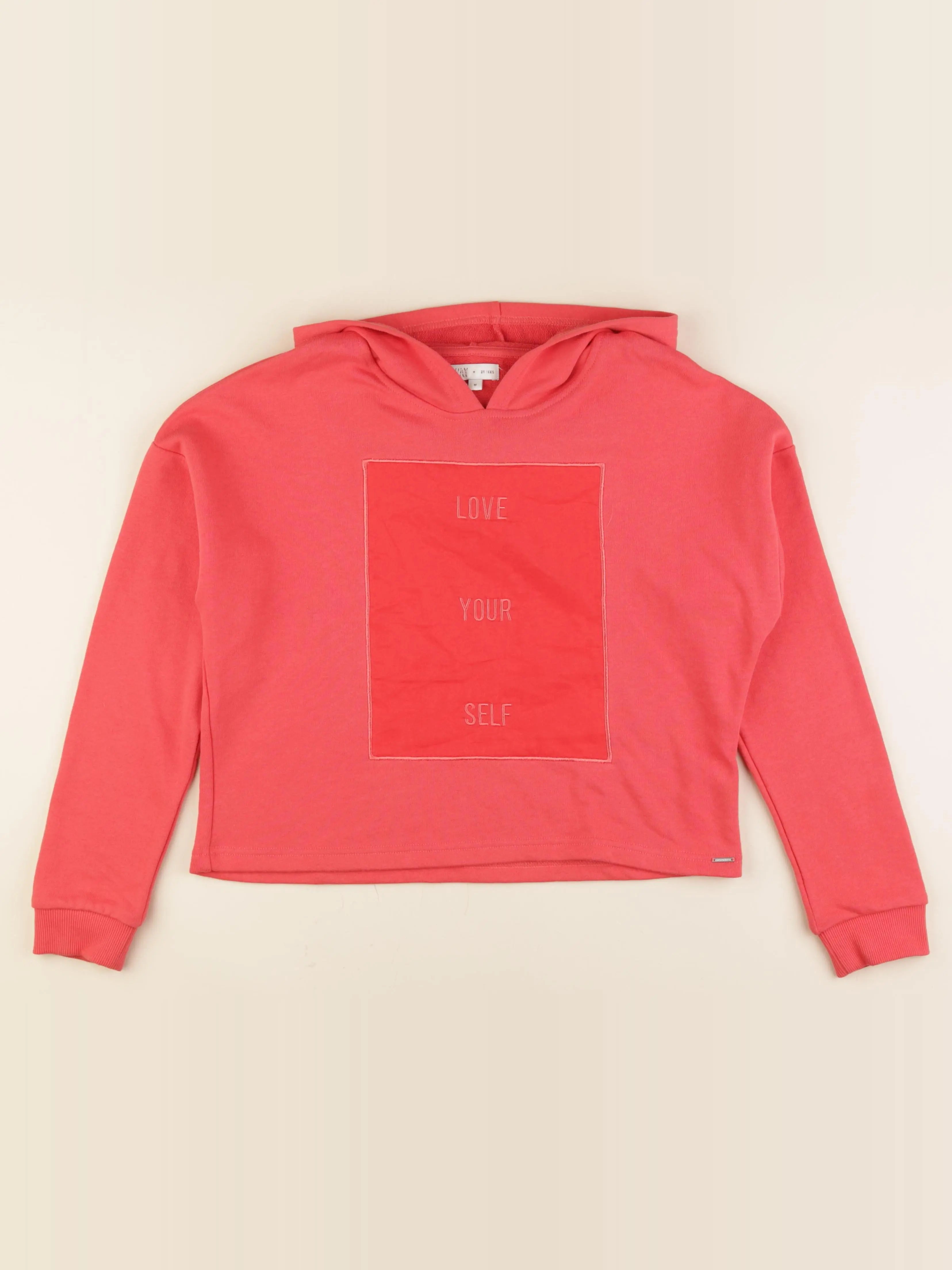 IKKS - sweat court  rose - 16 ans