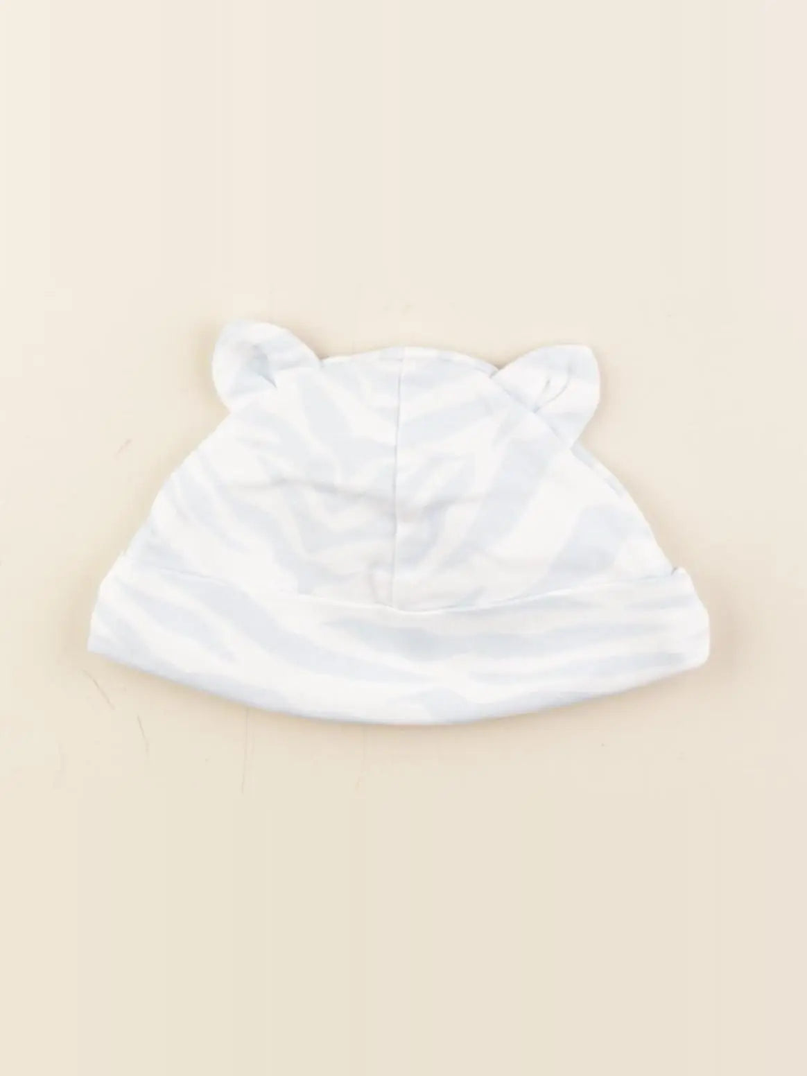 Kenzo - bonnet blanc, bleu - 18 mois