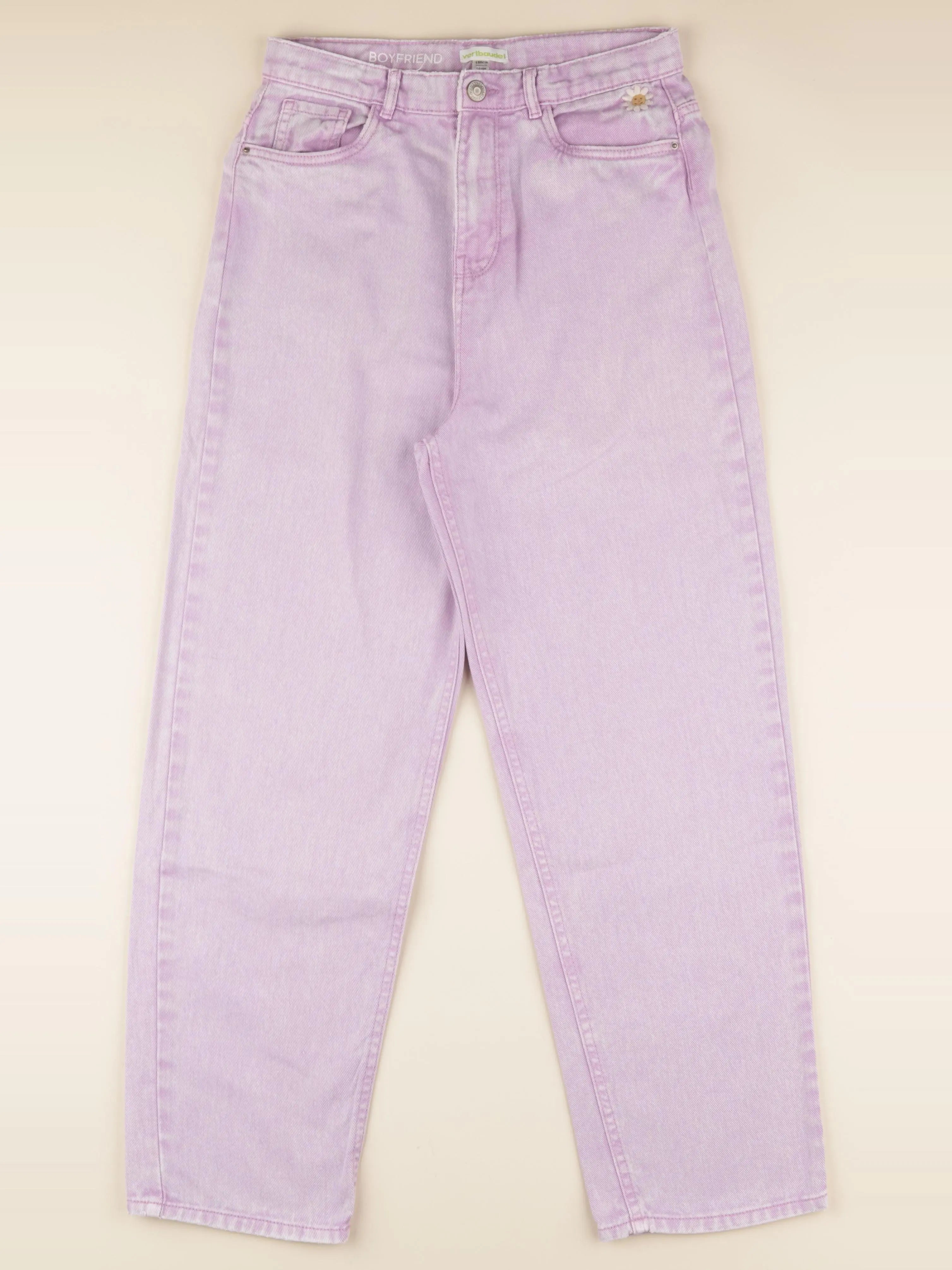 Vertbaudet - jean violet - 14 ans