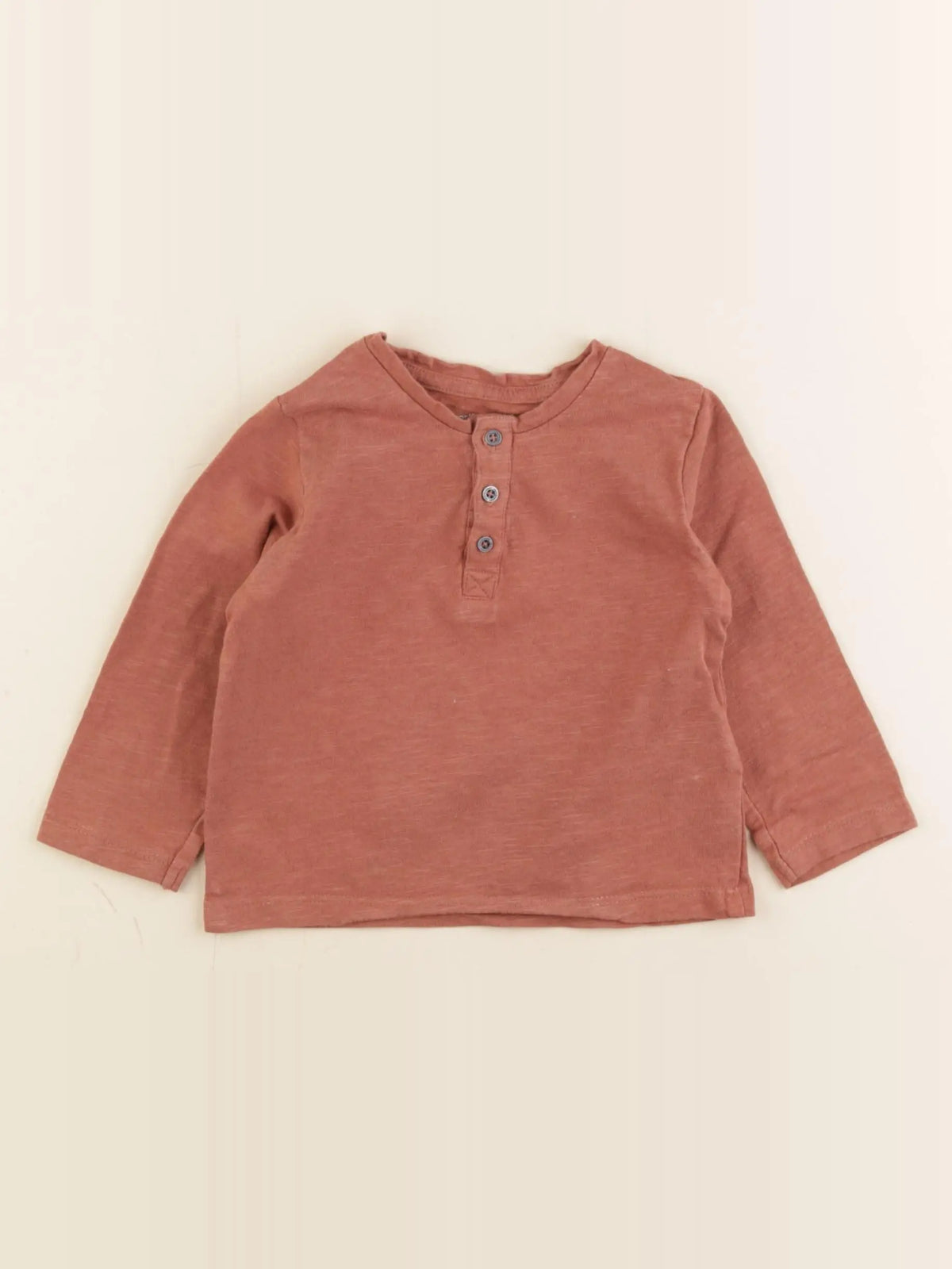 Vertbaudet - tee-shirt rouge - 6 mois