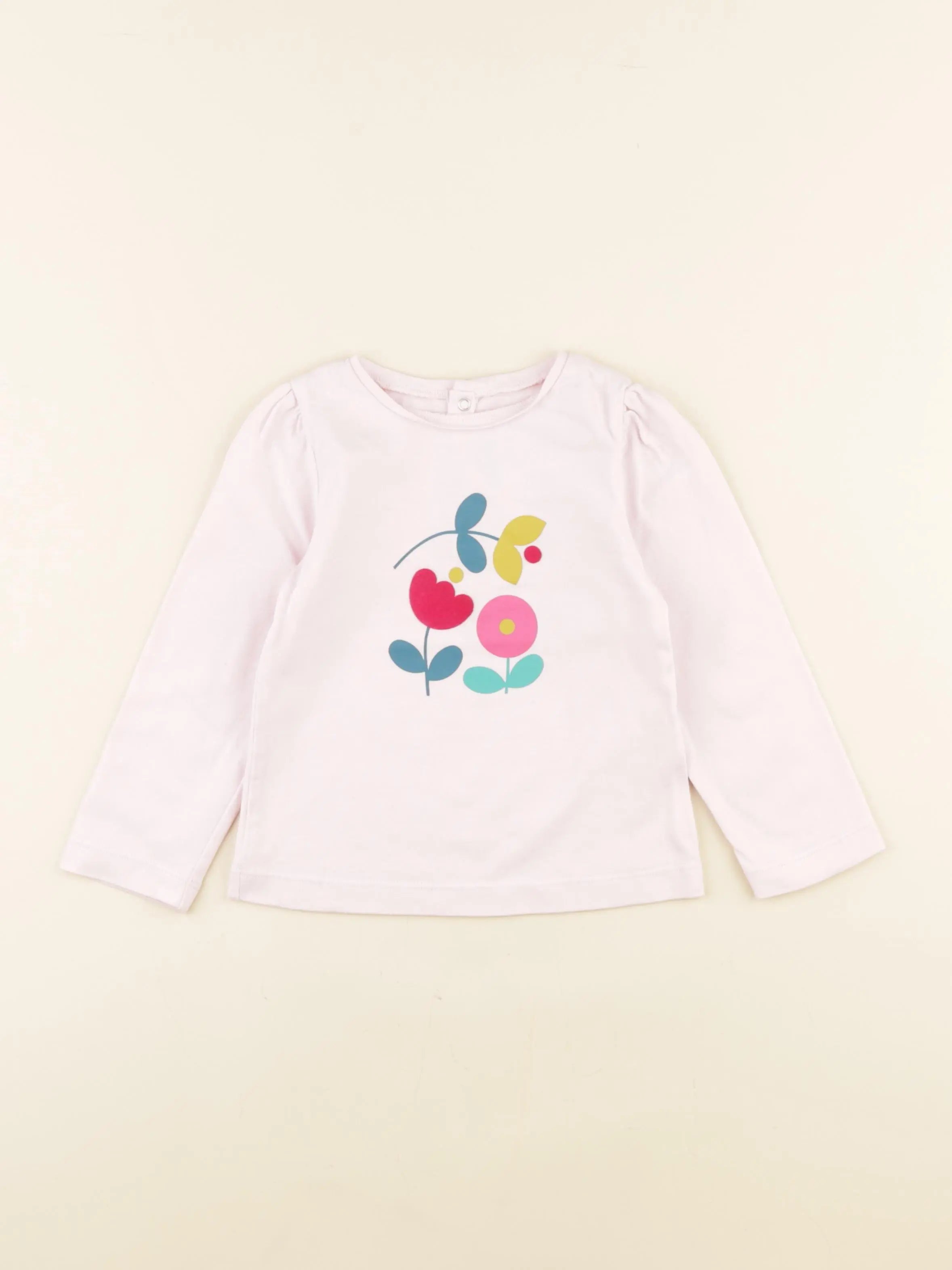 Jacadi - tee-shirt rose - 36 mois