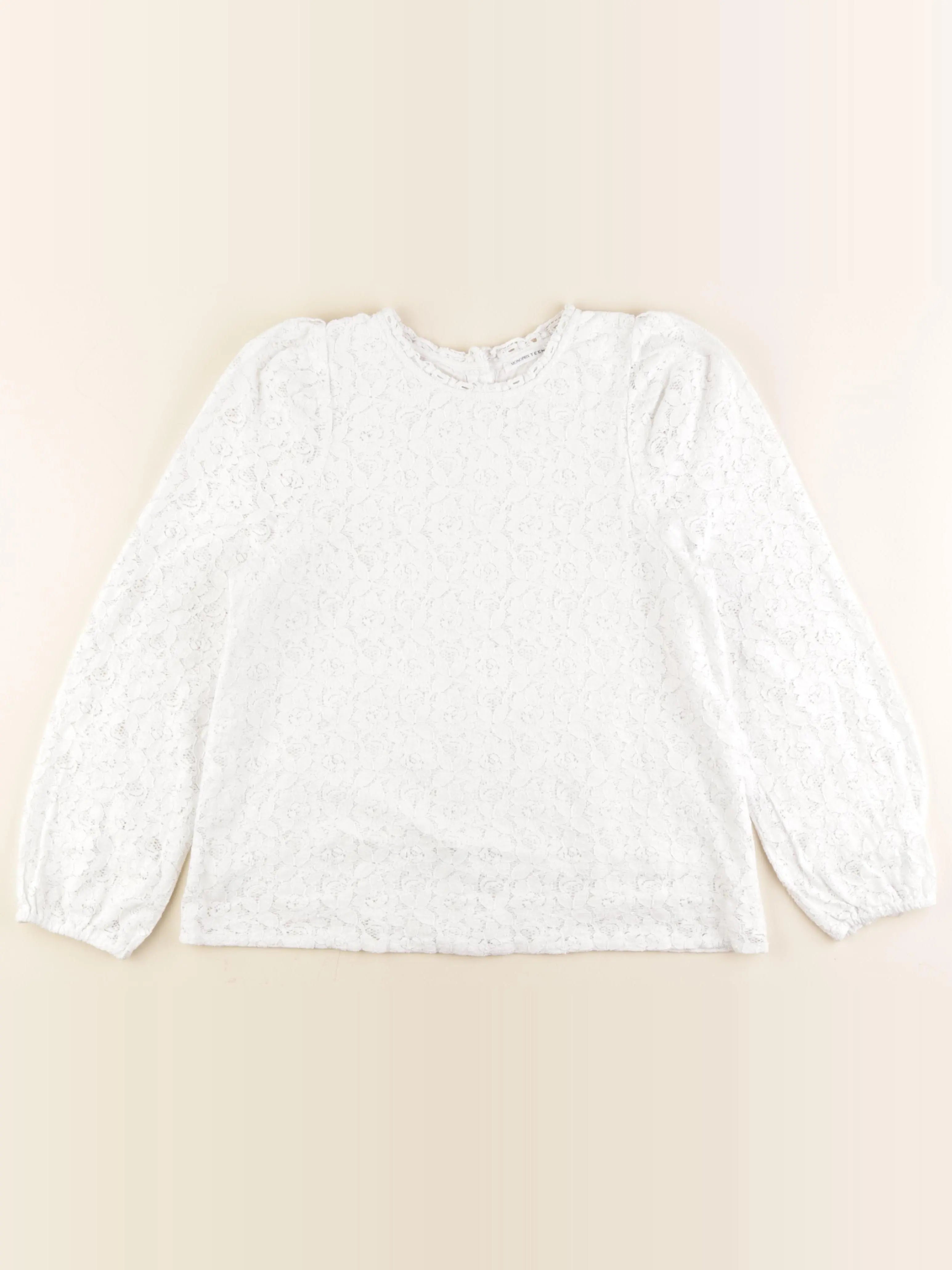 Monoprix - blouse blanc - 14 ans