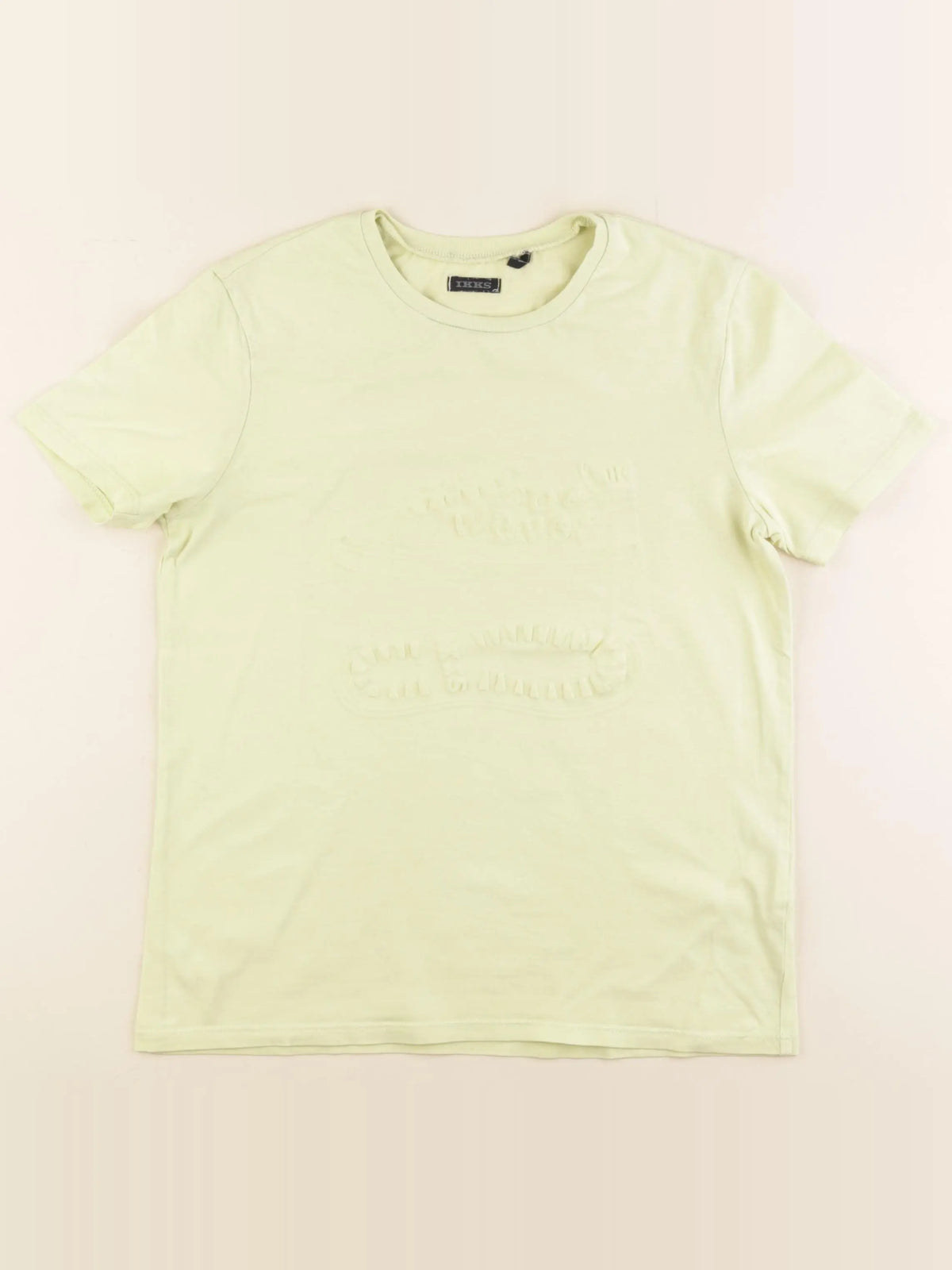 IKKS - tee-shirt jaune - 10 ans