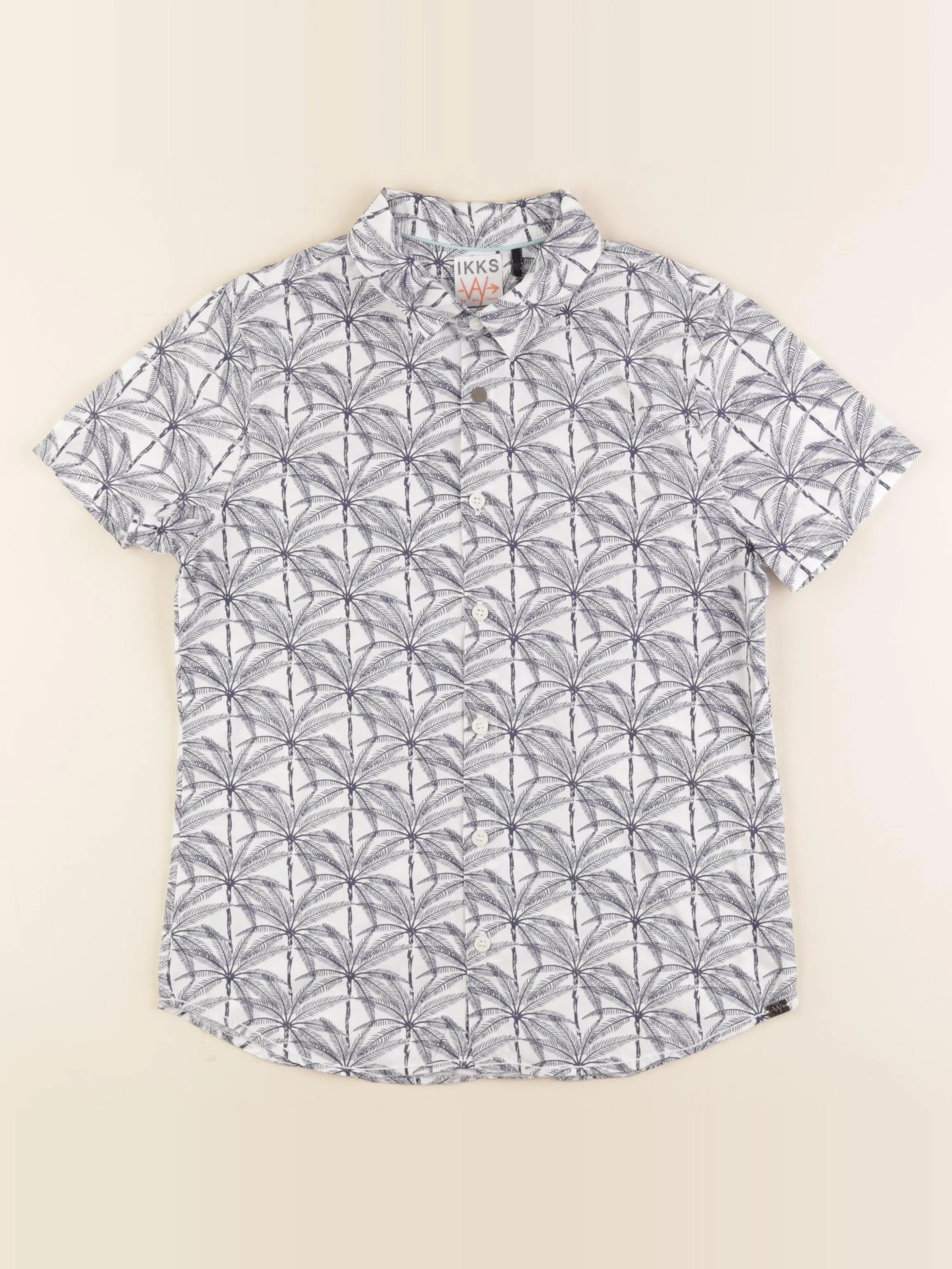IKKS - chemise blanc, bleu - 10 ans