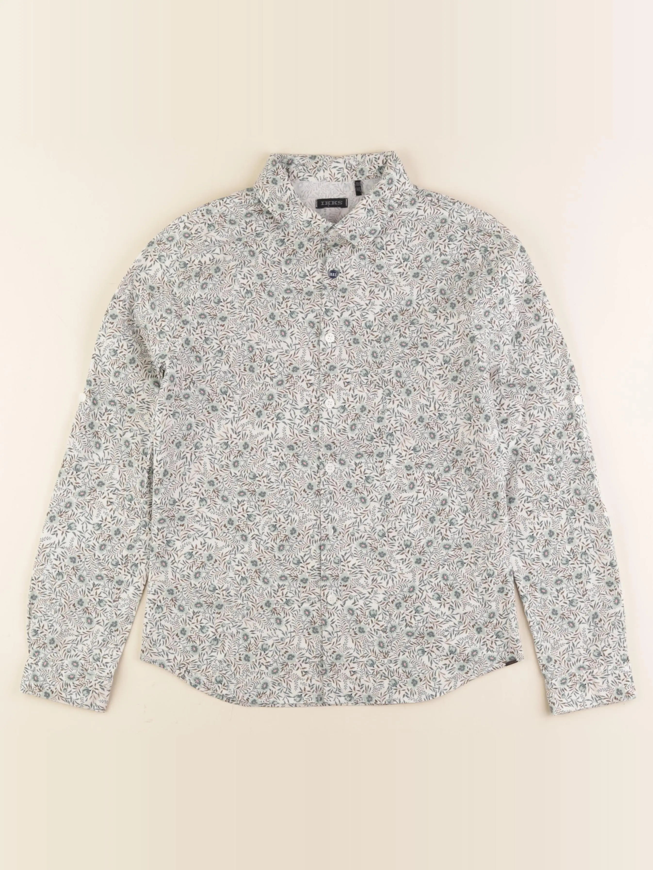 IKKS - chemise beige - 10 ans