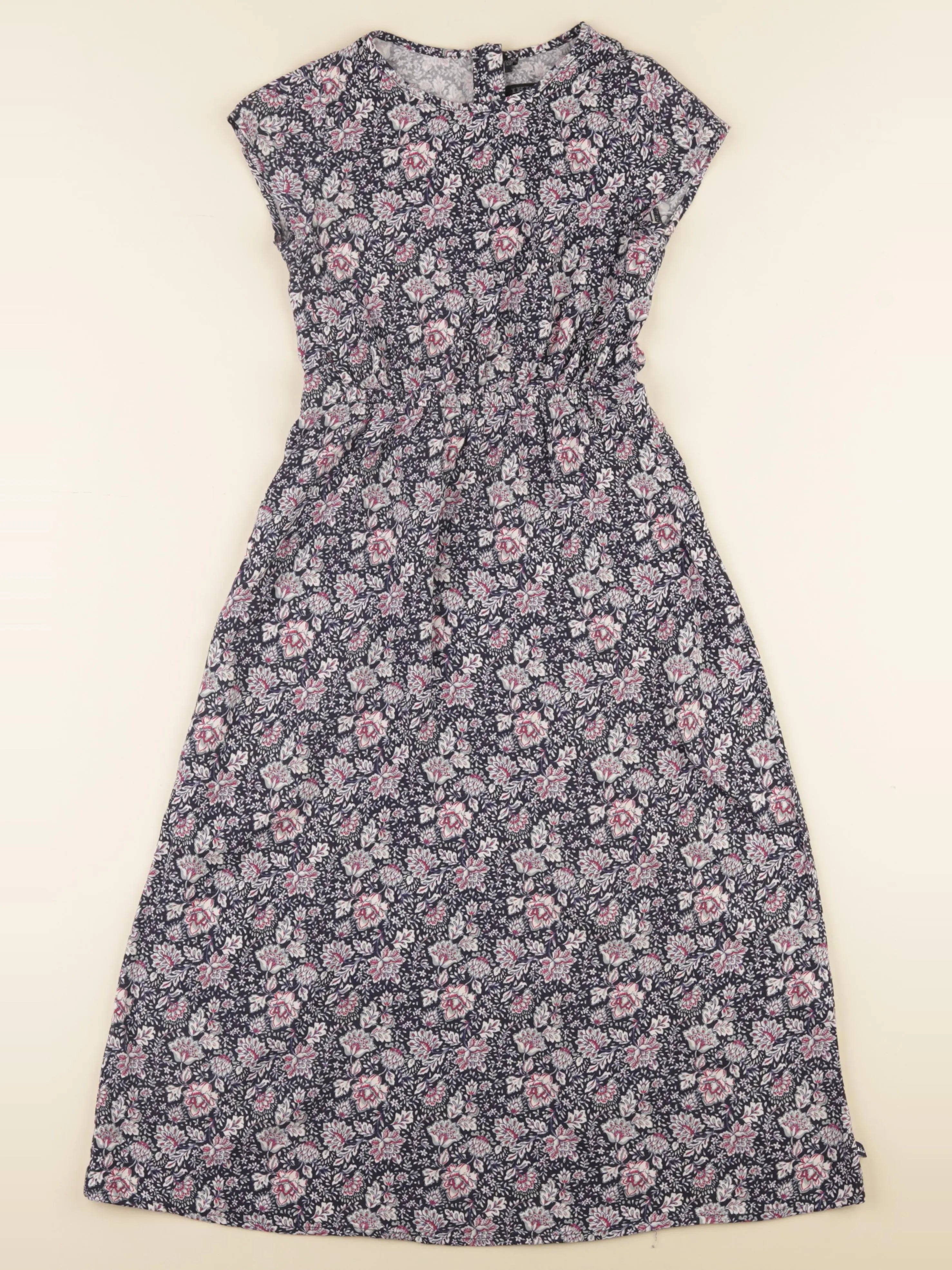 IKKS - robe rose, bleu - 8 ans