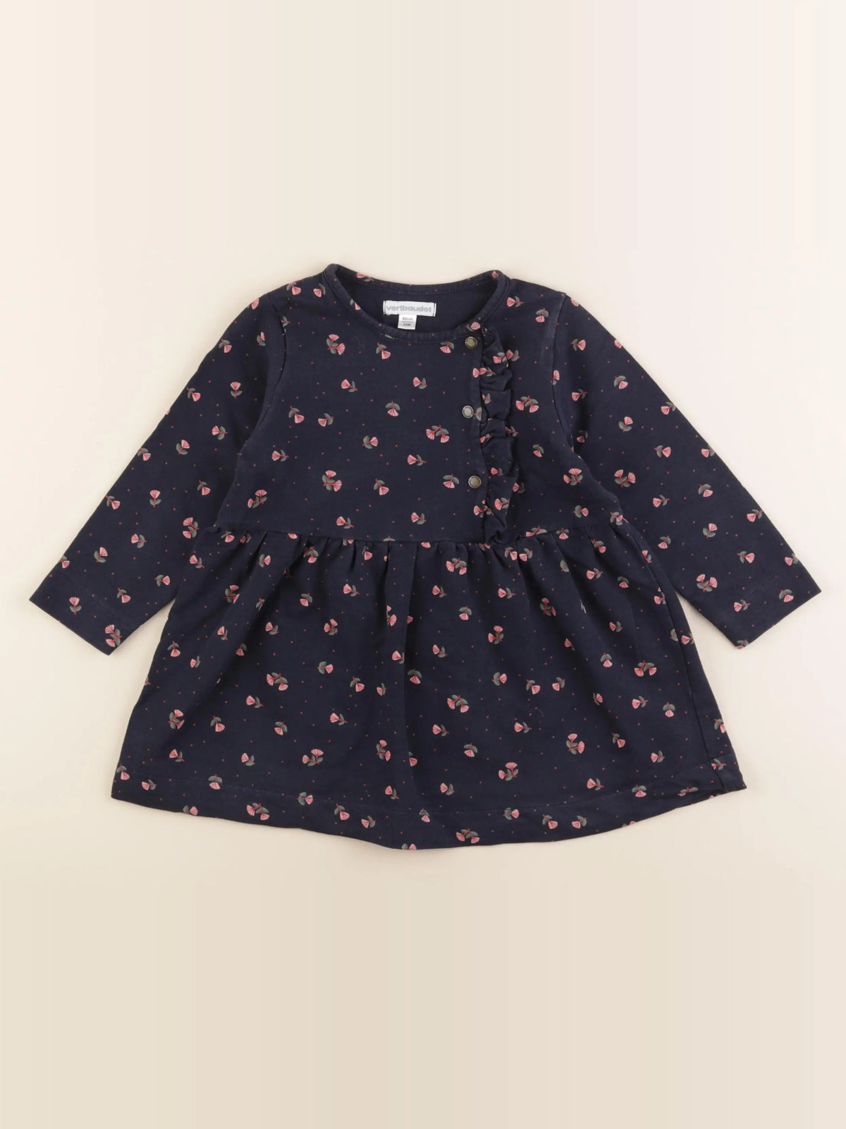 Vertbaudet - robe bleu - 24 mois