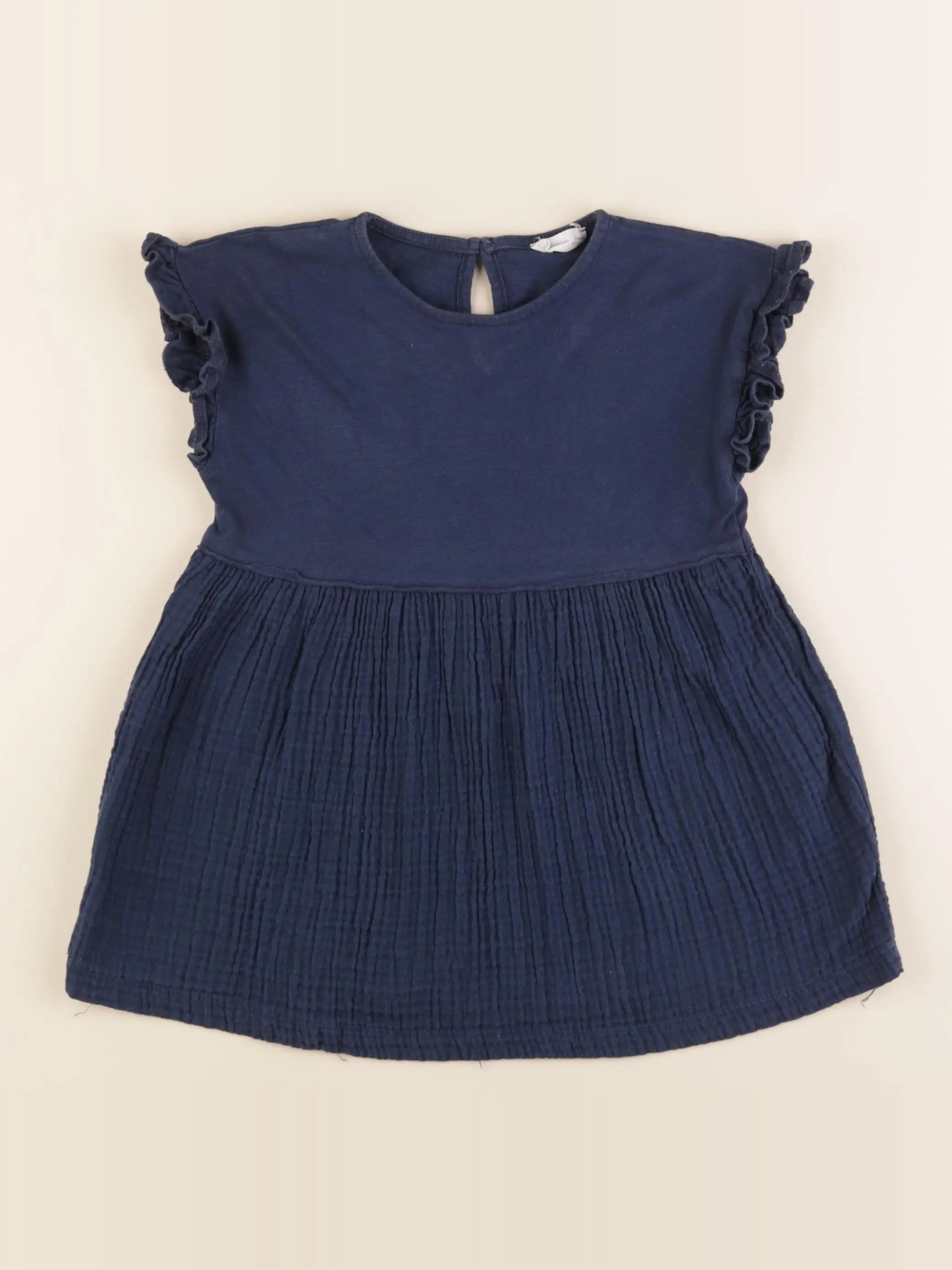 Mango - robe bleu - 18/24 mois