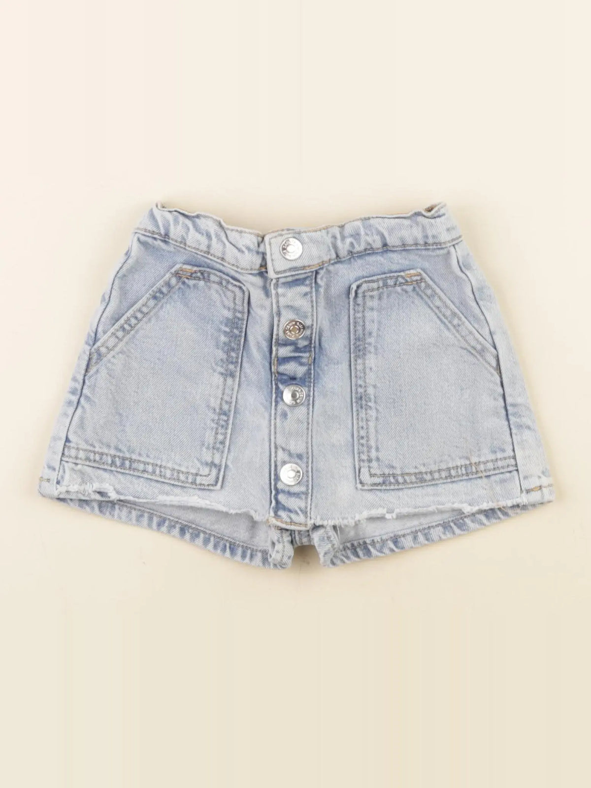 Zara - short bleu - 18/24 mois