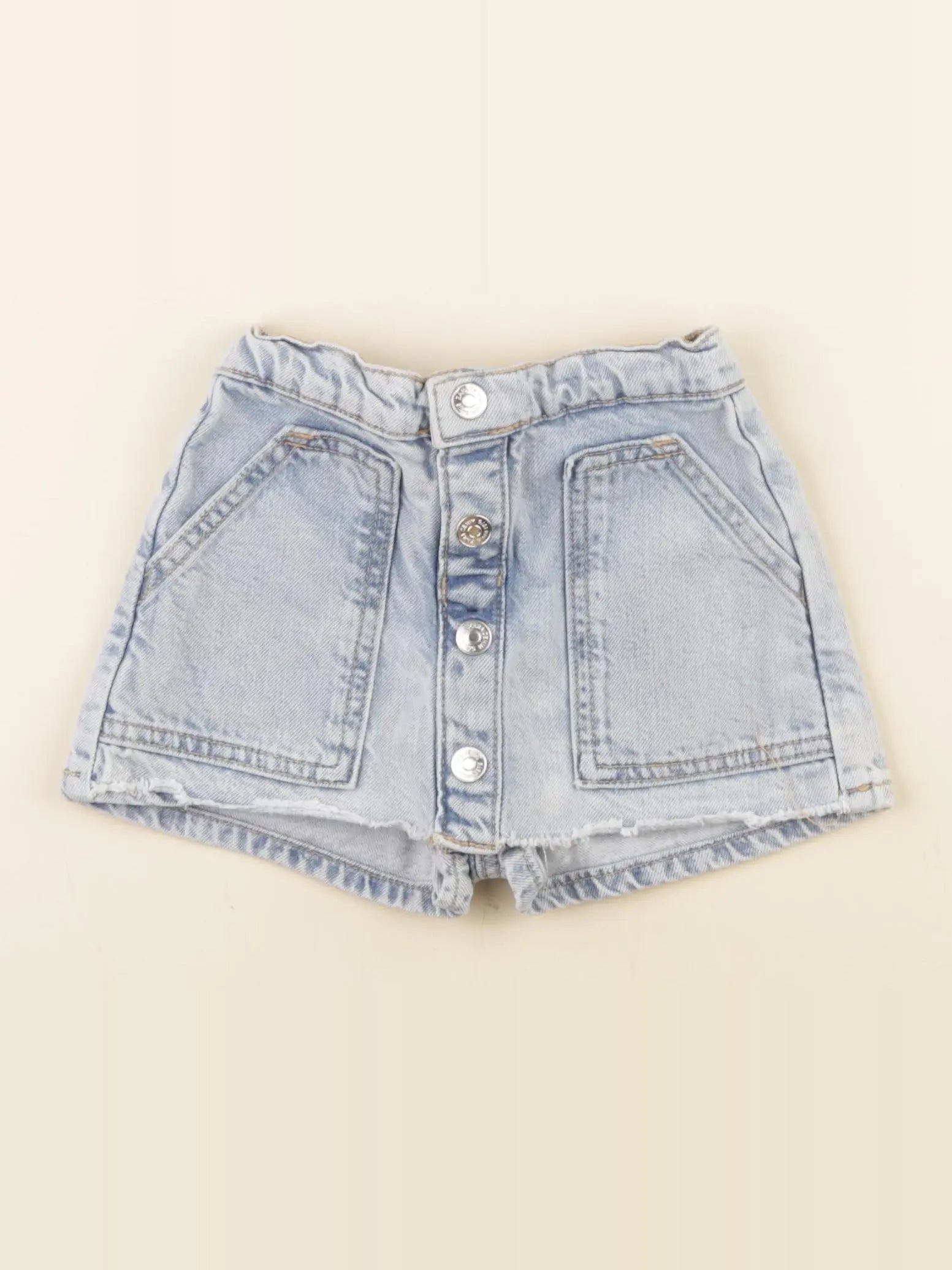 Zara - short bleu - 18/24 mois