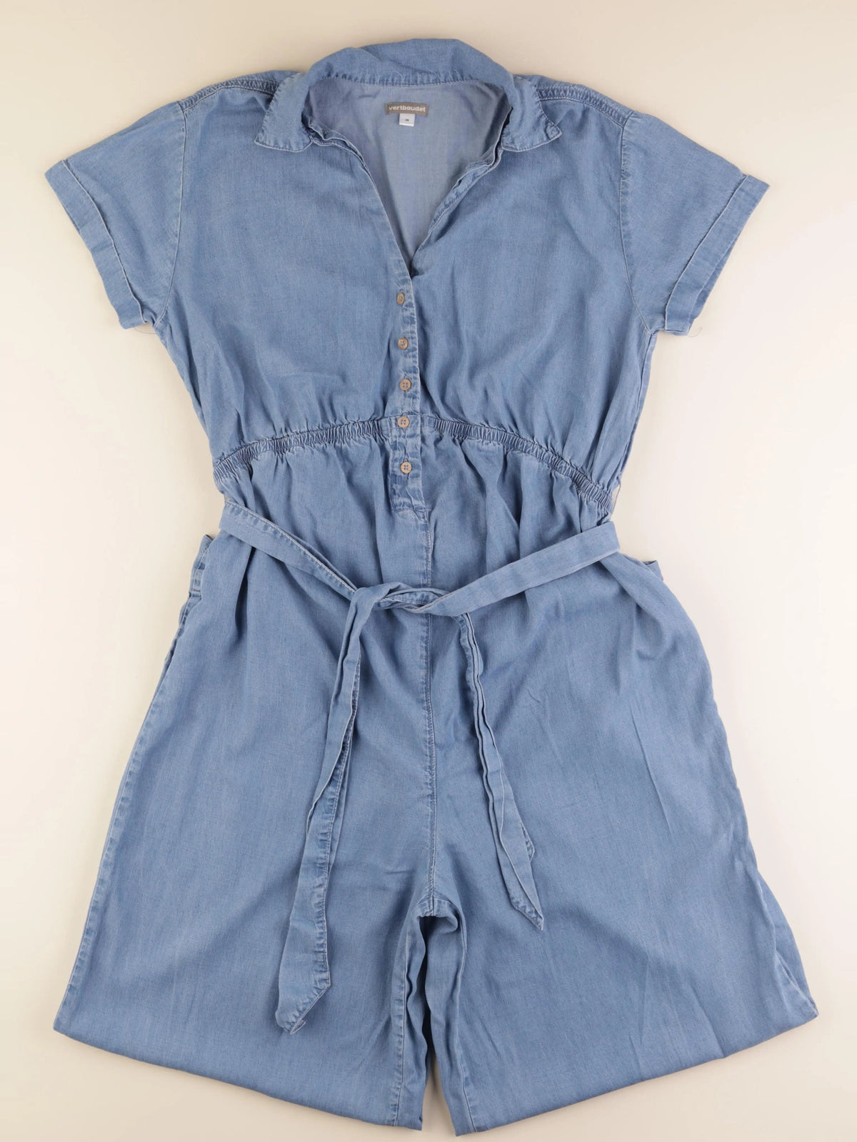 Vertbaudet - combinaison grossesse bleu - 38