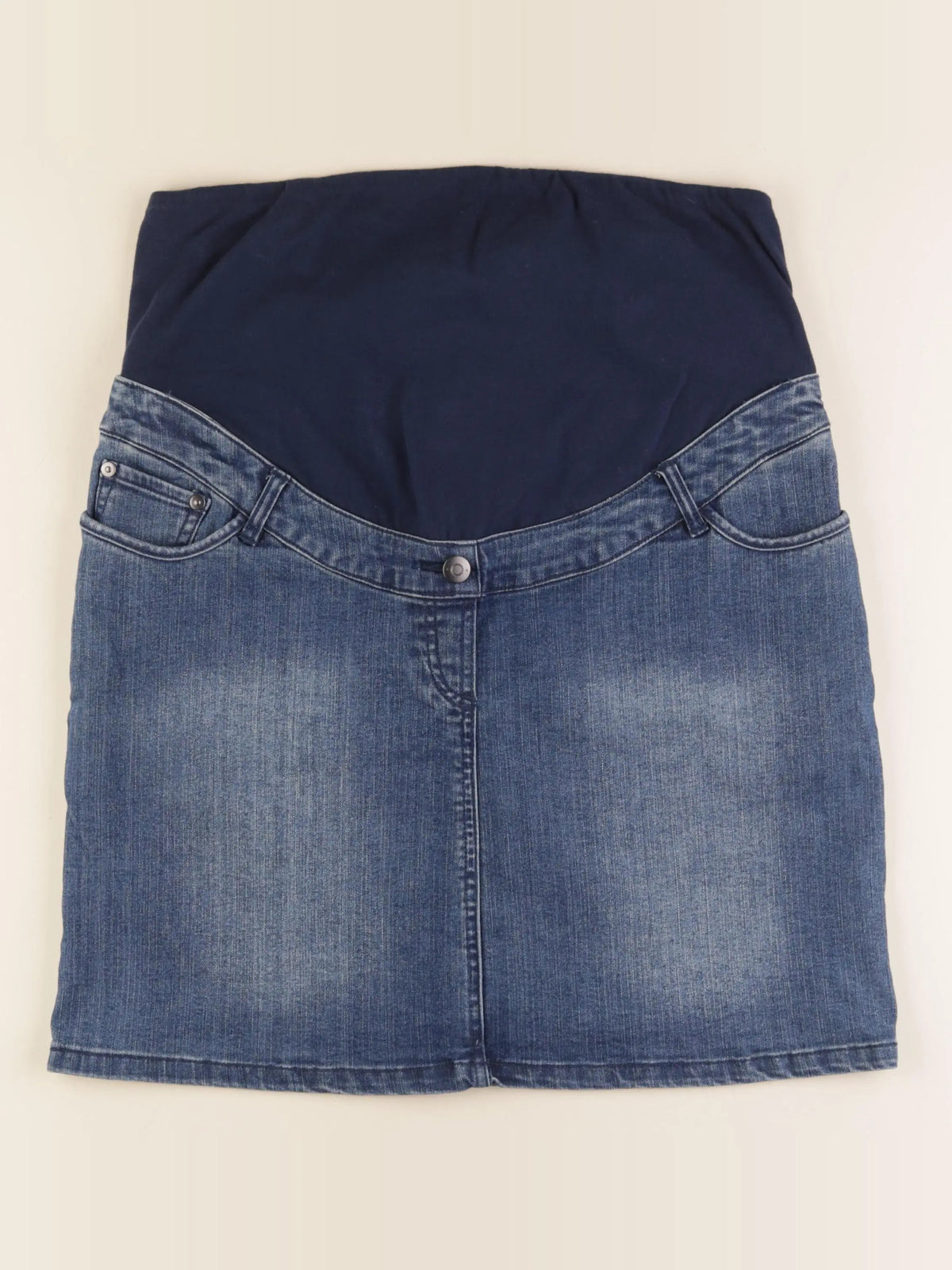 Vertbaudet - jupe grossesse bleu - 42