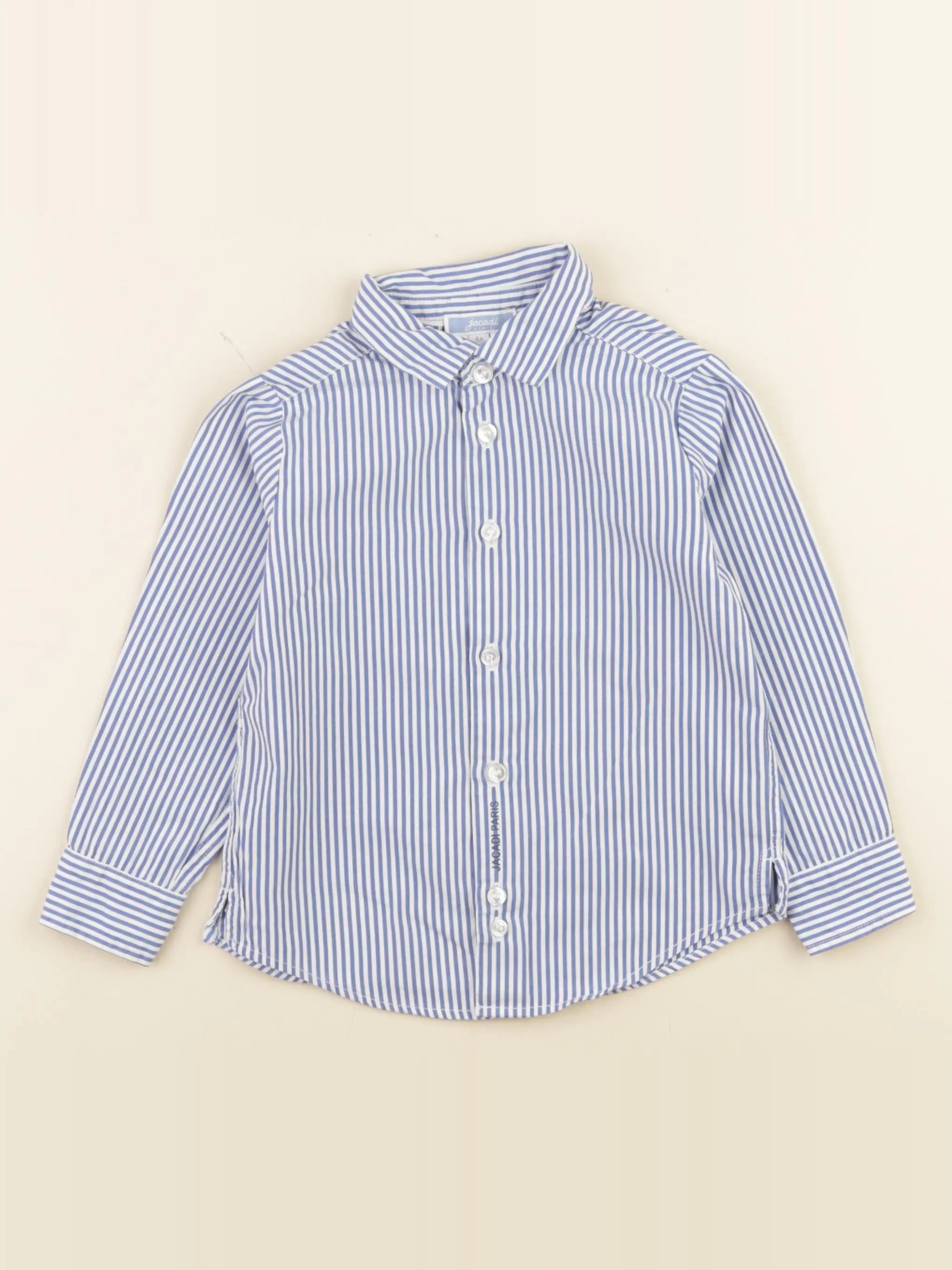 Jacadi - chemise bleu, blanc - 4 ans