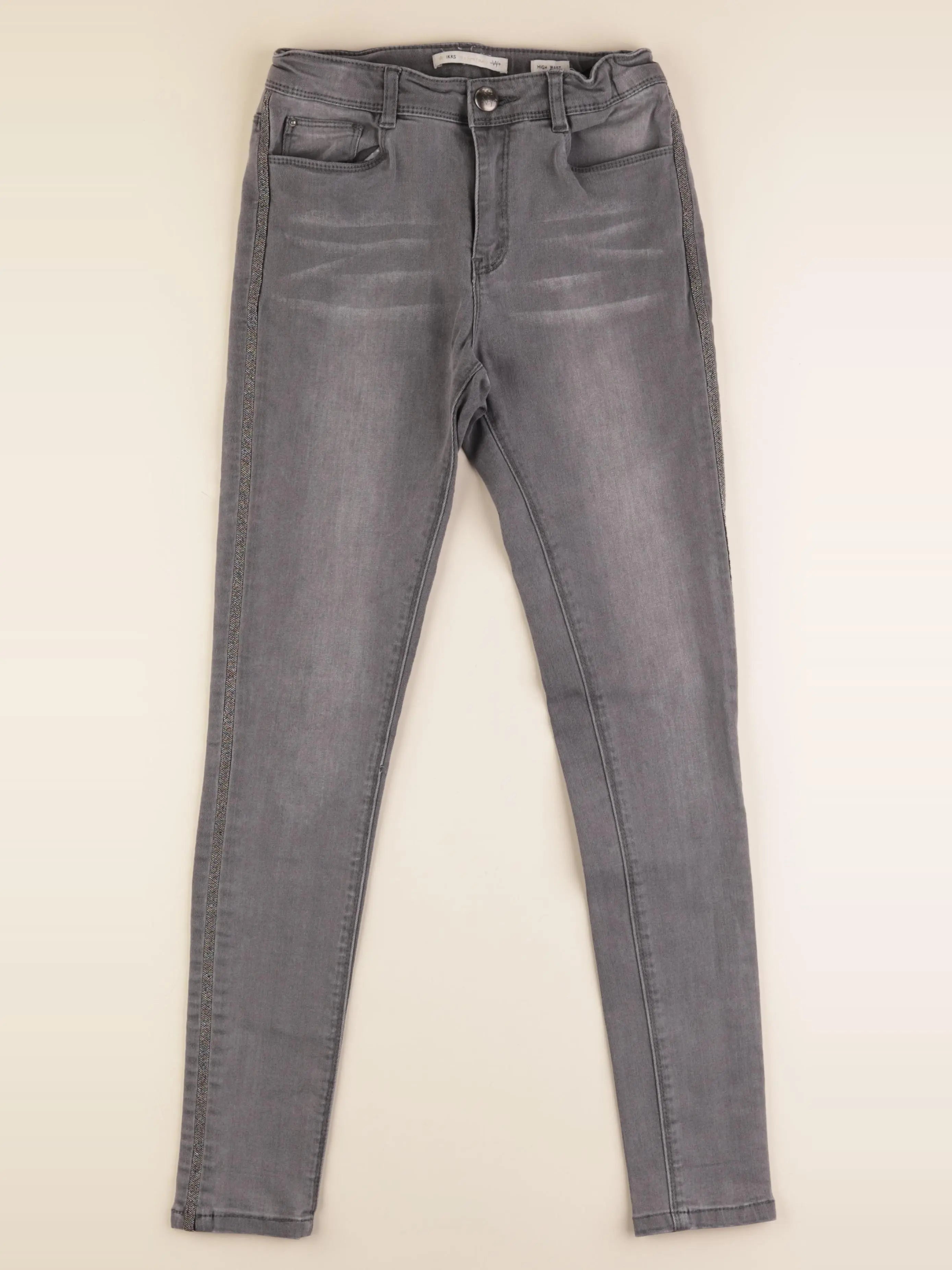 IKKS - jean gris - 12 ans