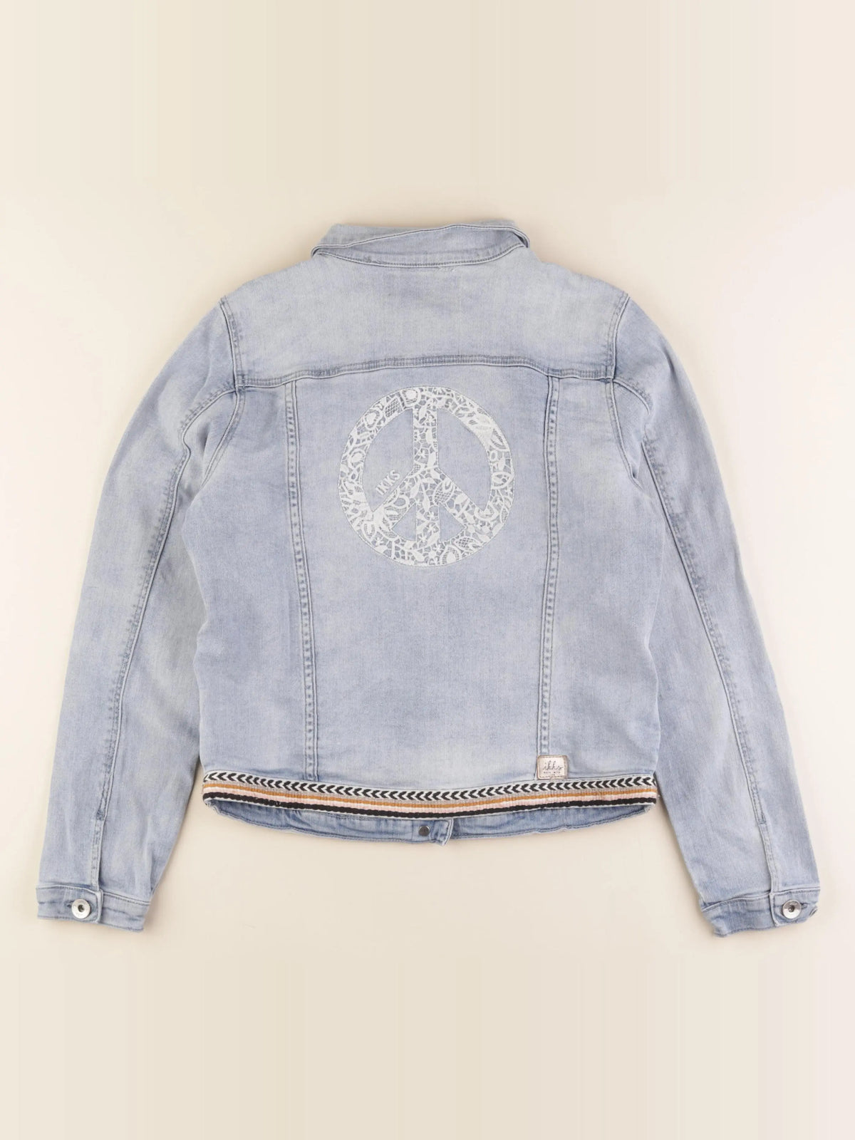 IKKS - veste imprimé au dos bleu - 12 ans